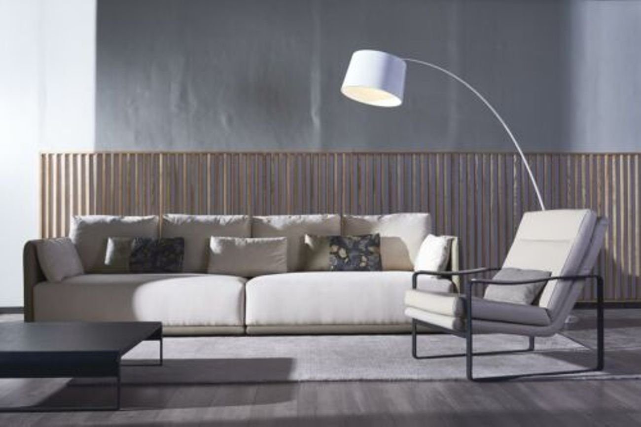 JVmoebel Wohnzimmer-Set, Italy Design Sofa Sitz Polster Couch XXL Big 4 + 1 Sitzer Garnituren