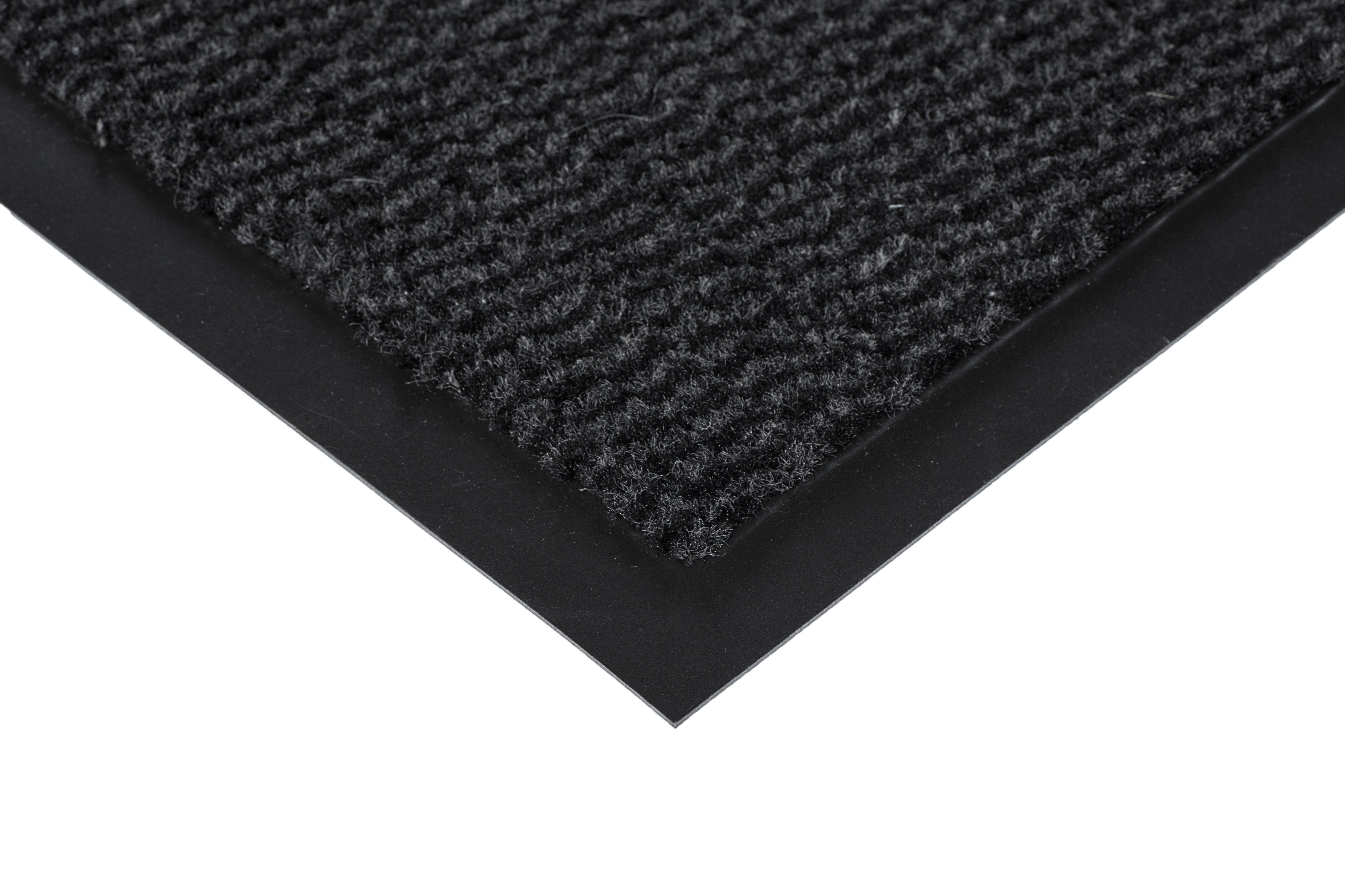 und geeignet Fußmatte Ringmatte, rechteckig, + anthrazit 2er 5 Outdoor mm, Schmutzfangmatte, Andiamo, Höhe: In- Easy Gummi Set,