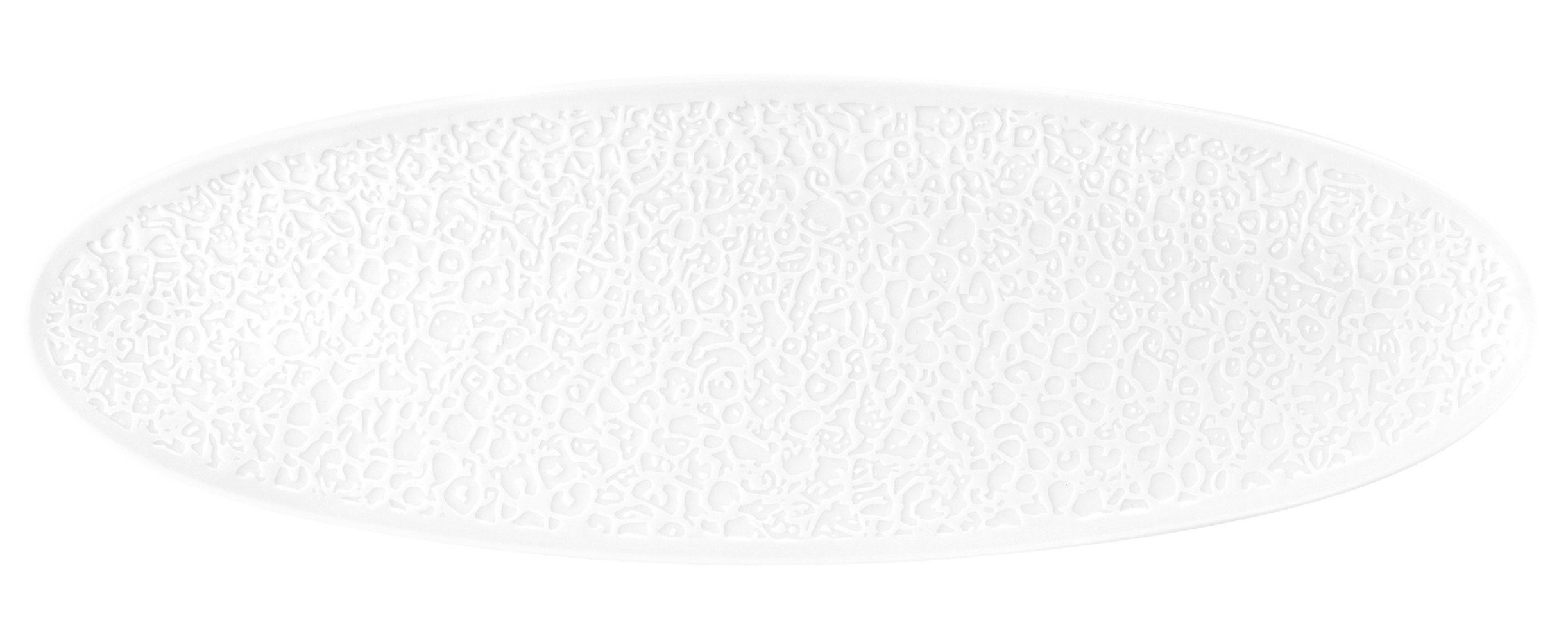 Seltmann Weiden Servierplatte Seltmann Weiden Porzellan, cm, (1 Servierplatte) Nori-Home Servierplatte oval weiß 44x14