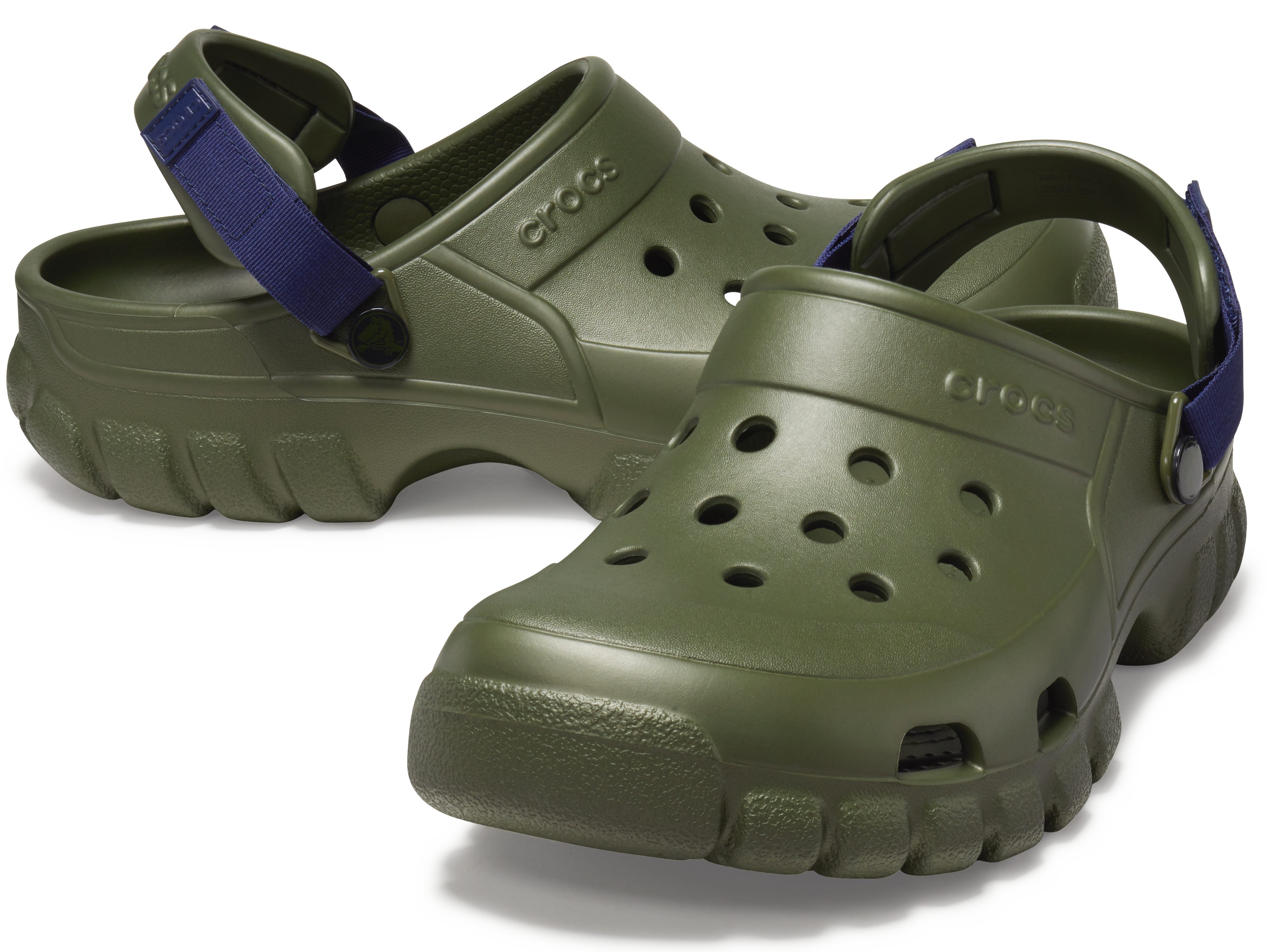 Crocs Offroad Sport Clog Hausschuh, Sommerschuh, Gartenschuh mit schwenkbarem Riemchen