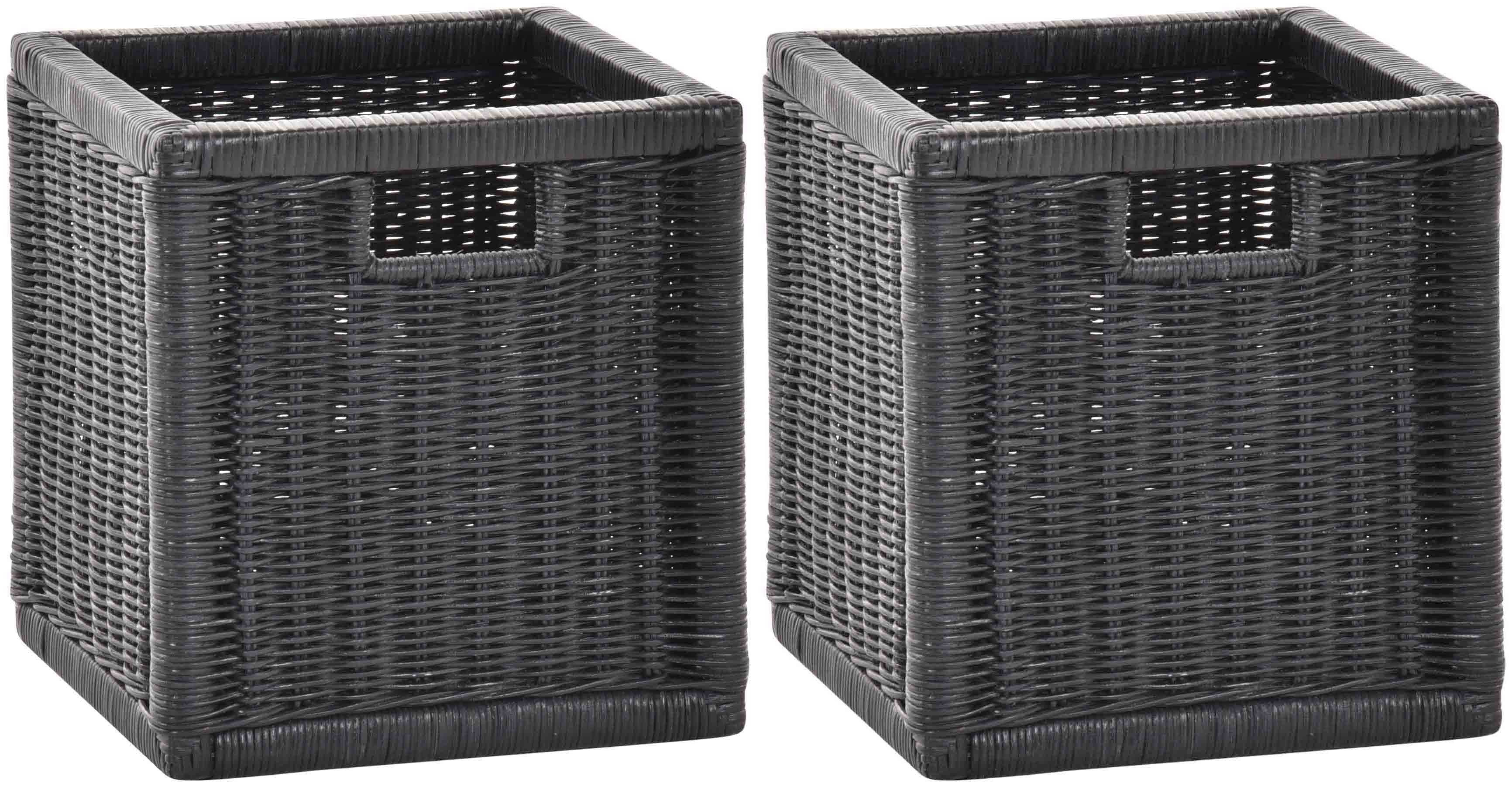 Krines Home Regalkorb Set/2 Regalkorb Aufbewahrungskorb günstig online kaufen