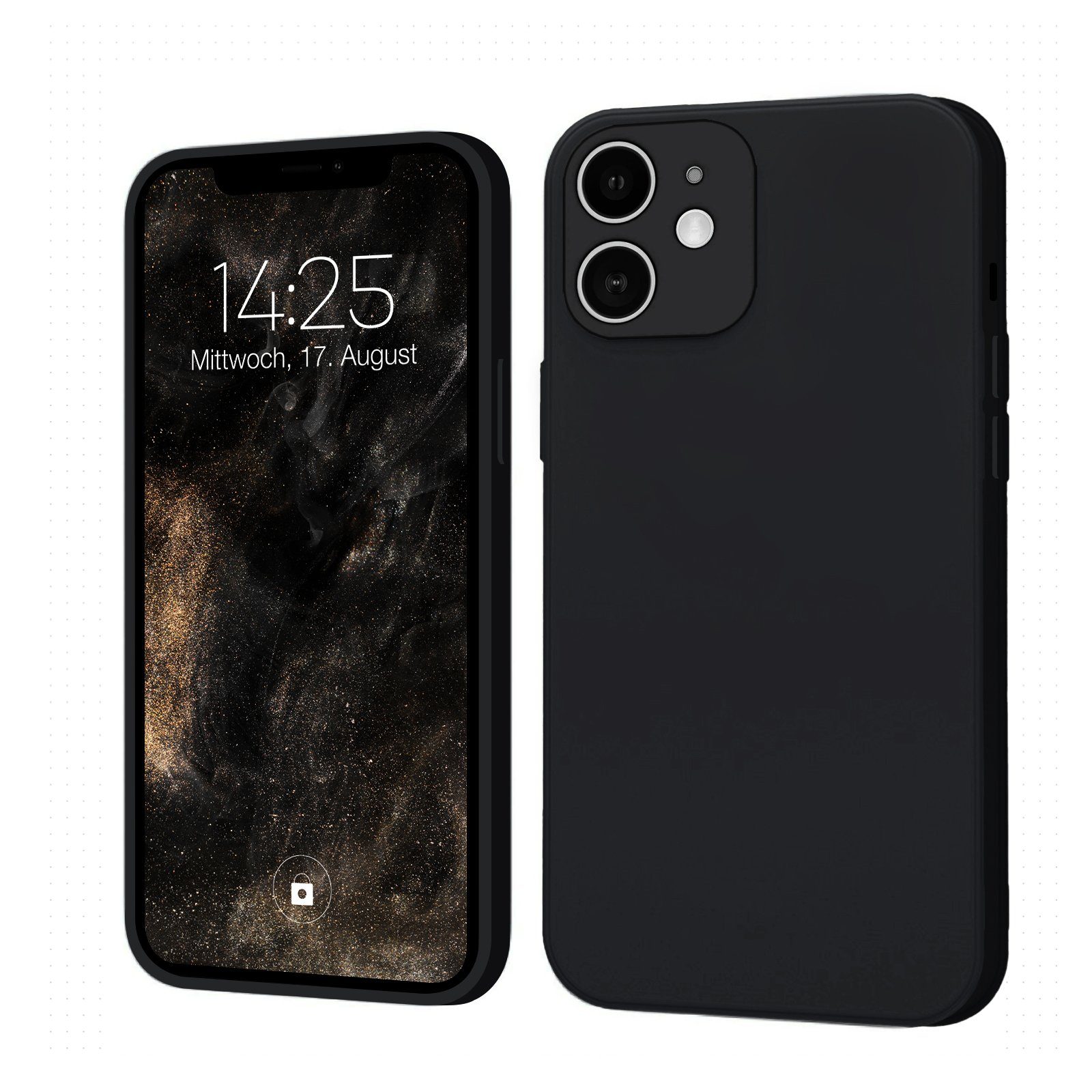 Tec-Expert Handyhülle SoftGrip Cover Hülle für Apple iPhone 11, Cover Bumper Case viele Farben wahlweise mit Glas