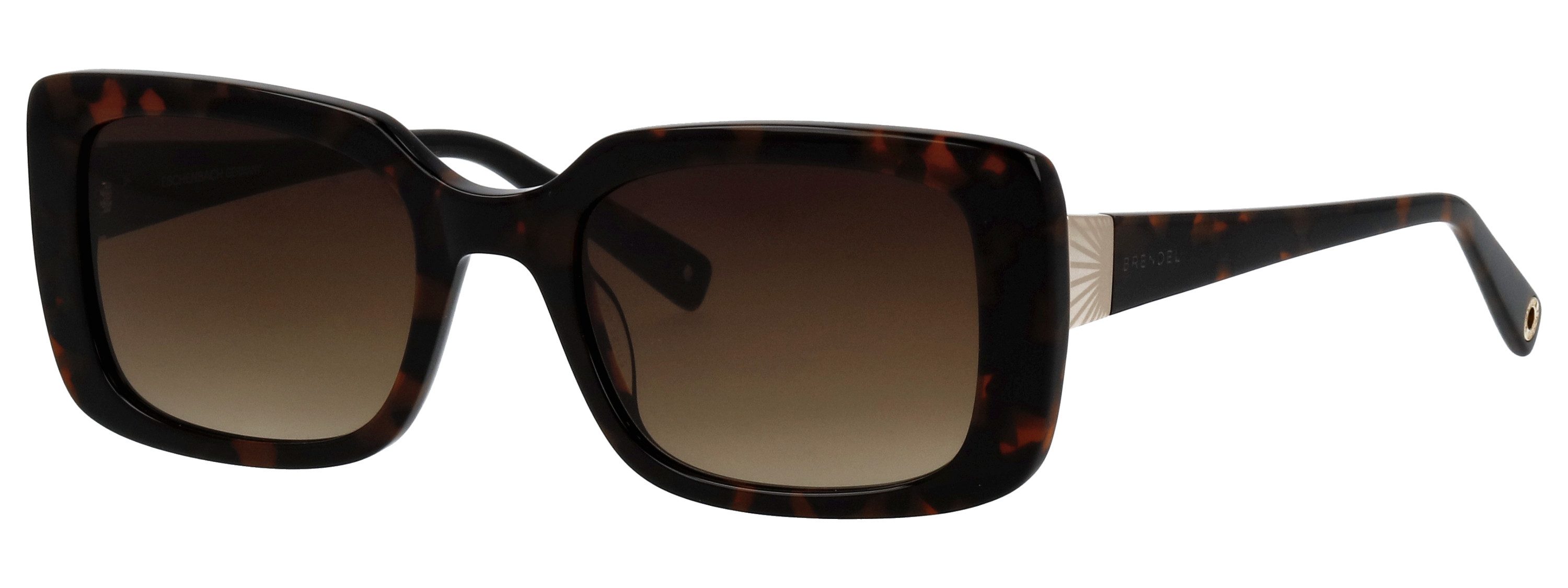 BRENDEL eyewear Sonnenbrille Modell 906210 Form Karree/Eckig, Logoschriftzug auf Bügel, Kunststofffassung