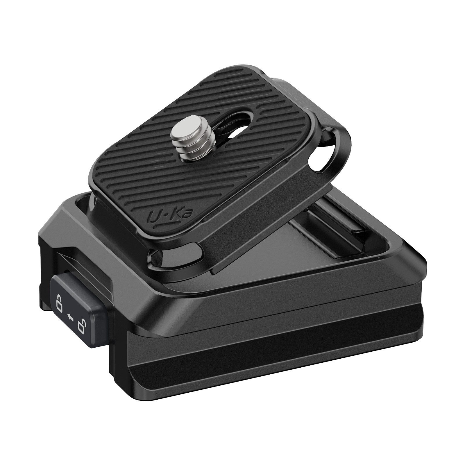 ULANZI Kamerahalterung UKA05 Uka Schnellwechselplatten-Kit für DJI RS2-4 Stativ-Schultergurt