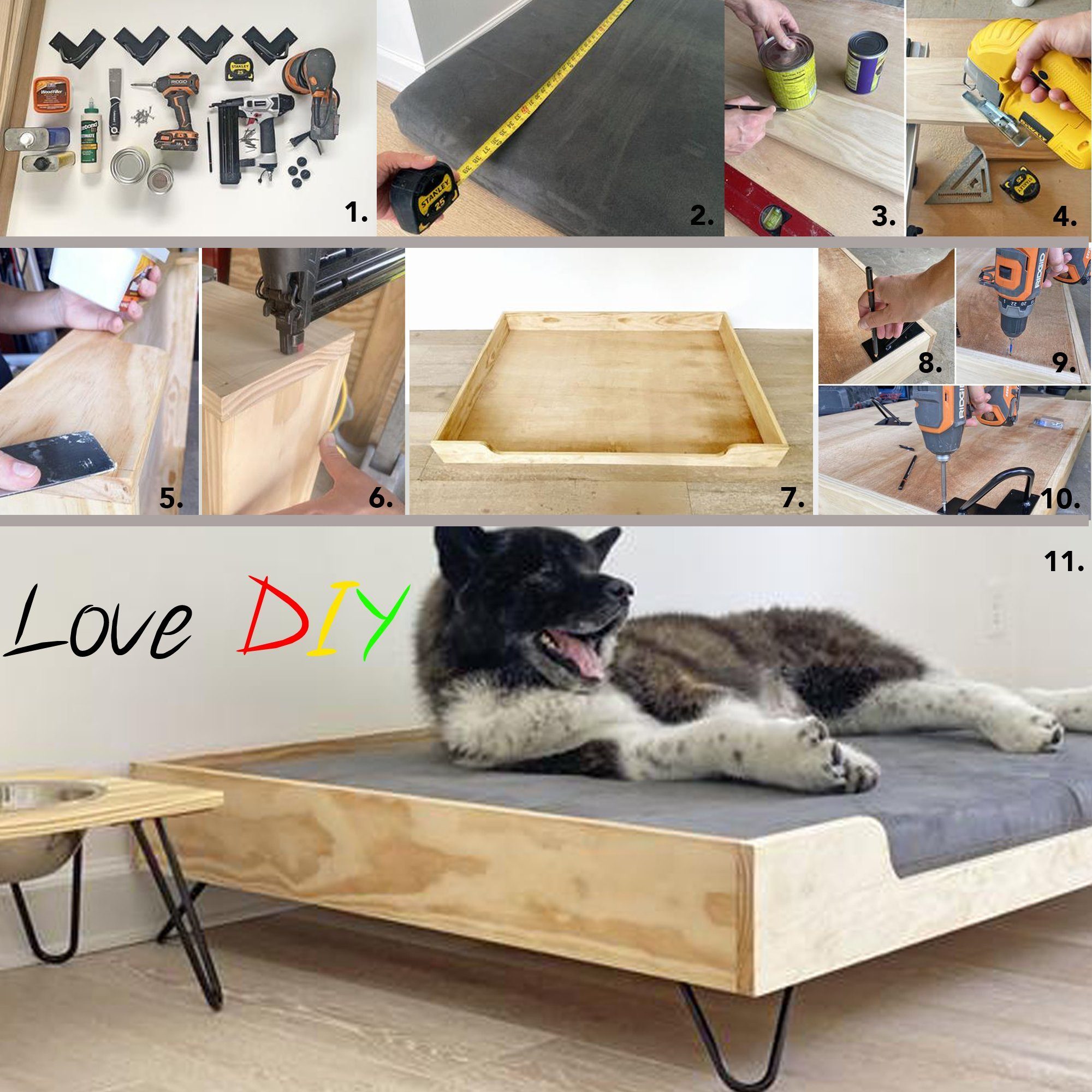 Mucola Tischbein Tischbeine 4er-Set Hairpin Haarnadelbeine Tischgestell Tischkufen, Robust & Stabil