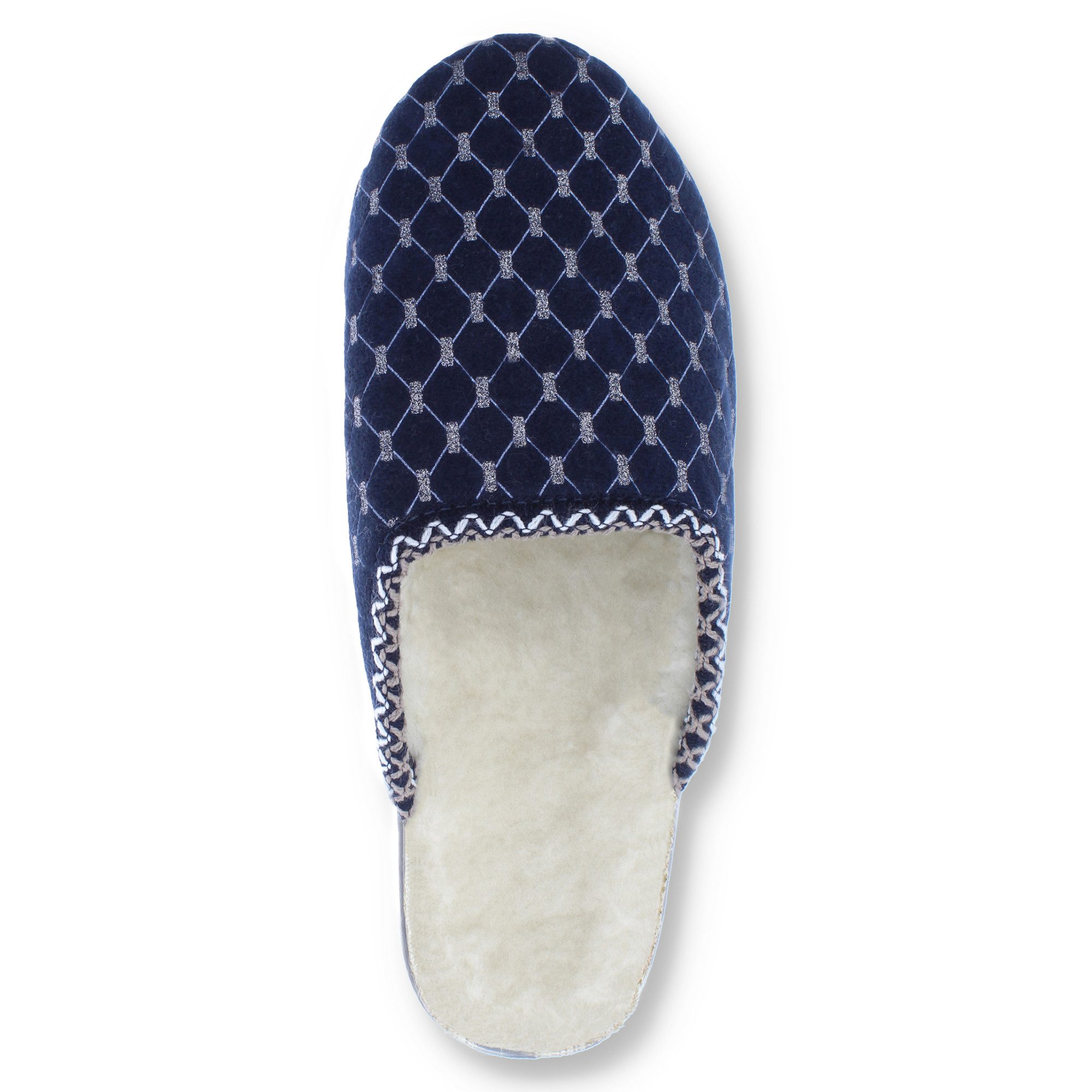 filsko Hafnir Leichte Winter Pantoffeln für Damen Hausschuh mit Schafwolle gefüttert