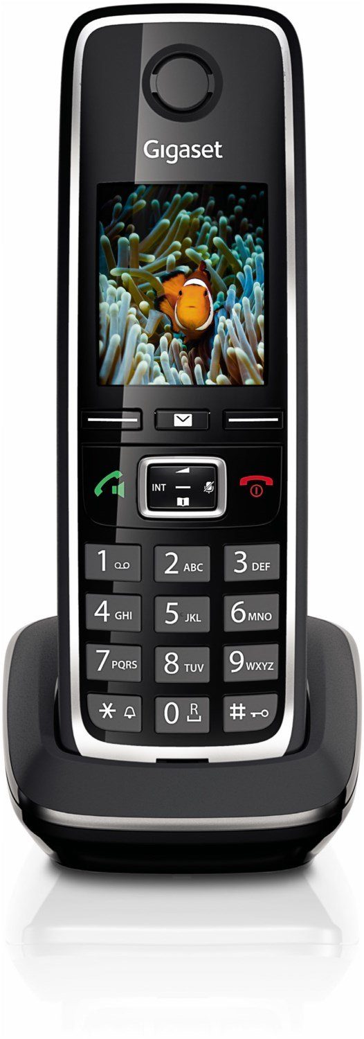 C530HX TFT-Farbdisplay & (Mobilteile: DECT Gigaset & DECT-Telefon schwarz Freisprechen Duo Schnurloses GIGASET Babyphone) 2, Mobilteile