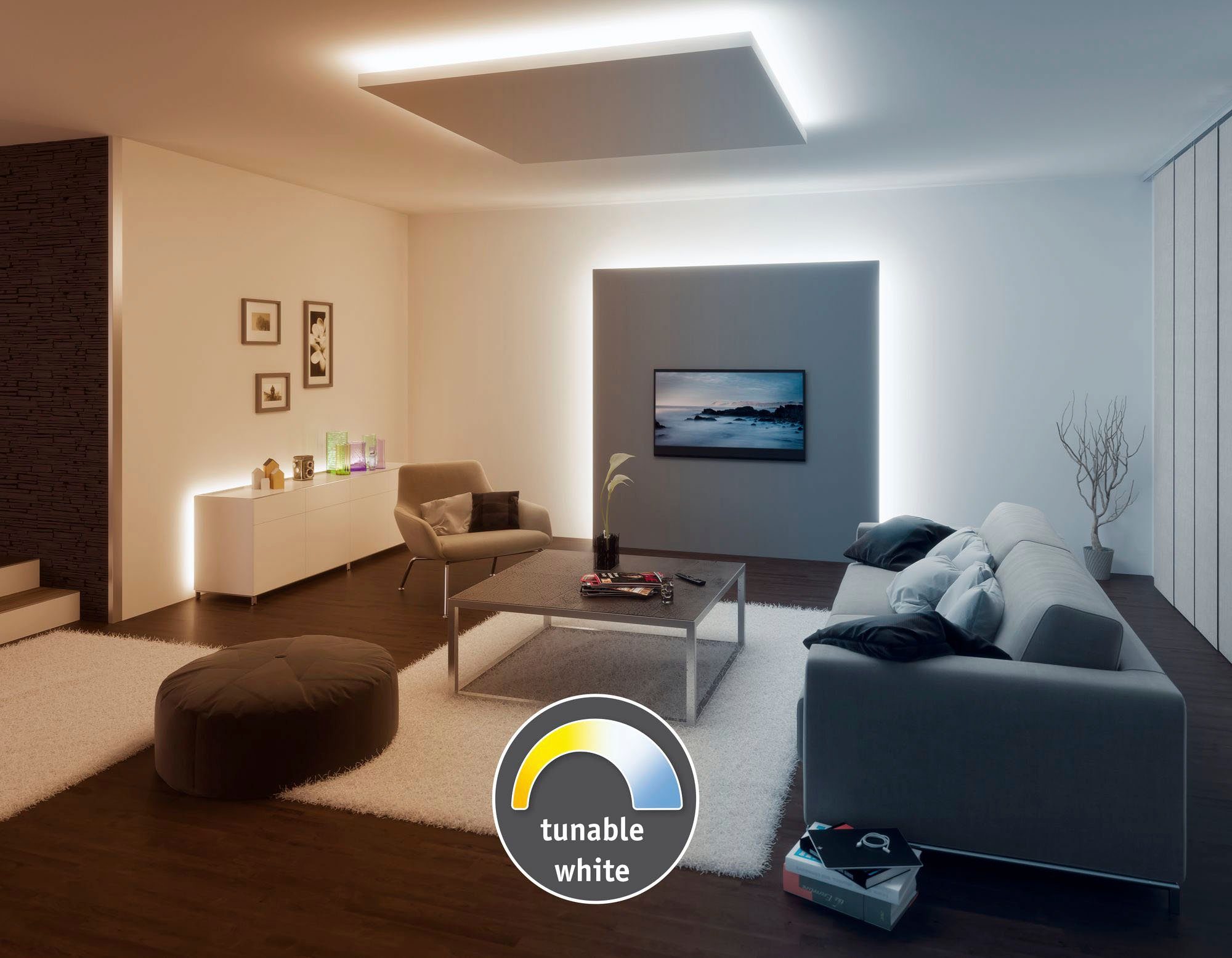 Zigbee, Basisset LED-Streifen Home Smart 1-flammig, White, Tunable 500 5m, MaxLED Paulmann beschichtet