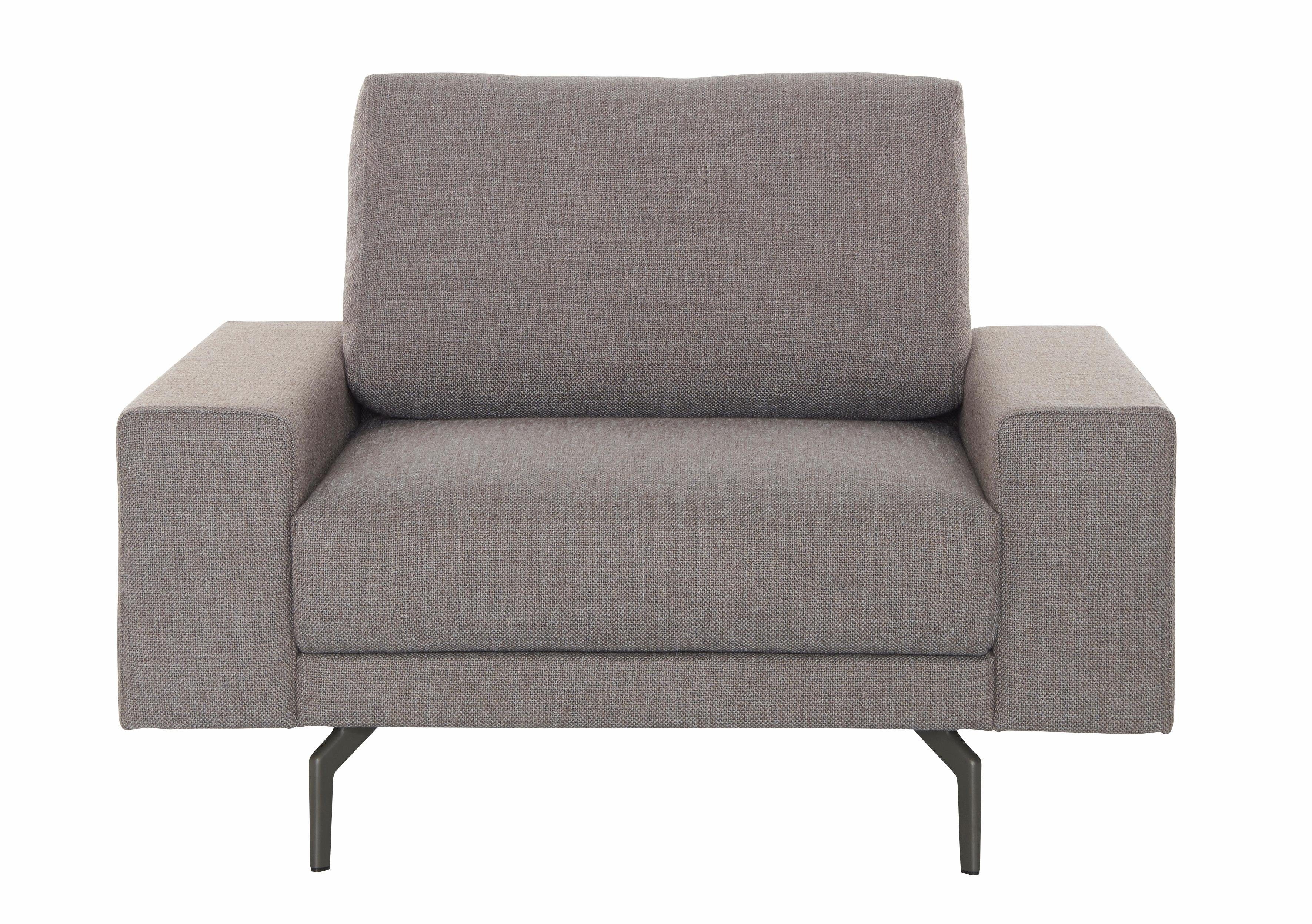 Creation BY ROLF BENZ Sessel CR.450, Designsessel, Loungesessel, Armlehne breit niedrig, Alugussfüße in umbragrau, Breite 120 cm