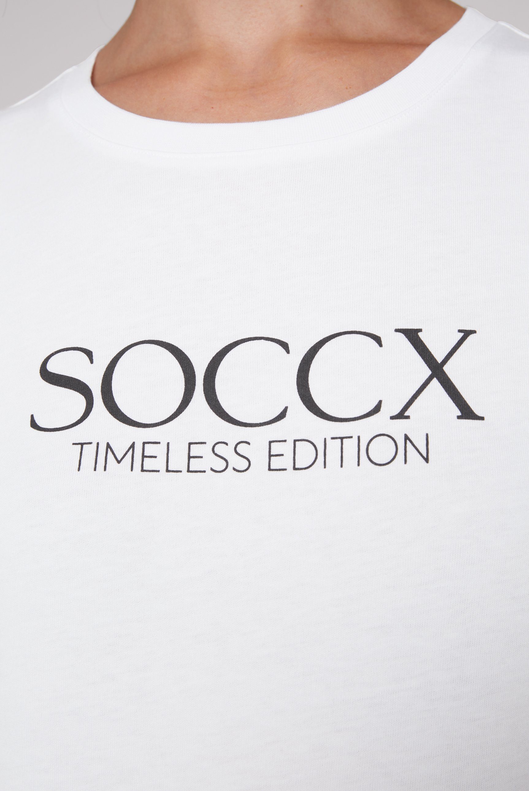 SOCCX Rundhalsshirt aus Baumwolle