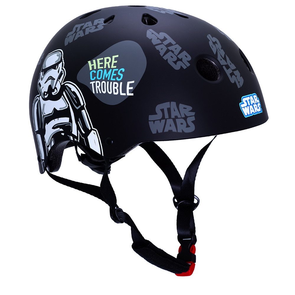 Seven Polska Kinderfahrradhelm Fahrradhelm „Star Wars“ – Skater 52-56 cm, ab 6 Jahren