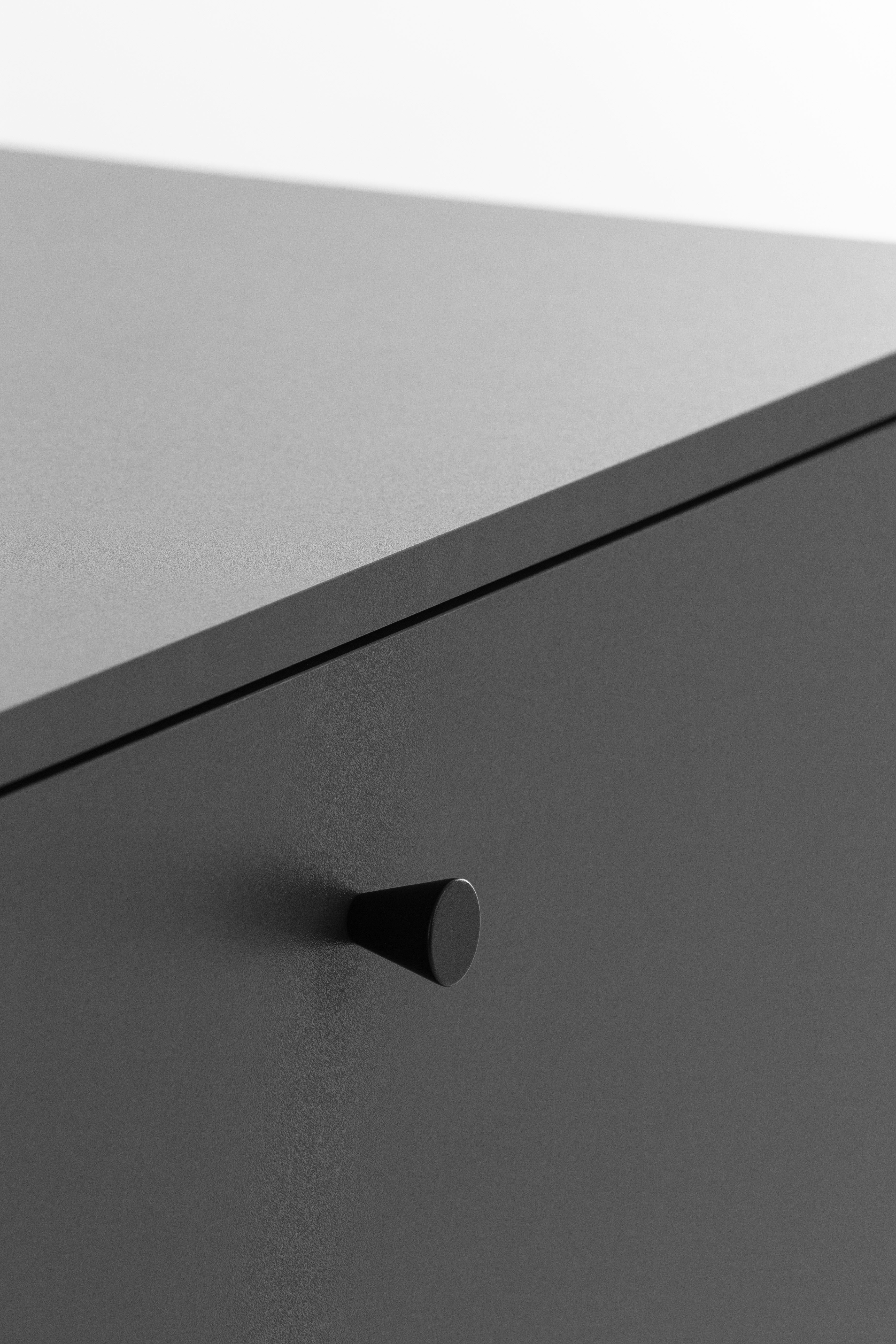 Schildmeyer Kommode Smash, Breite 40 cm, 4 Schubladen mit Teilauszug und Metallbeschlägen