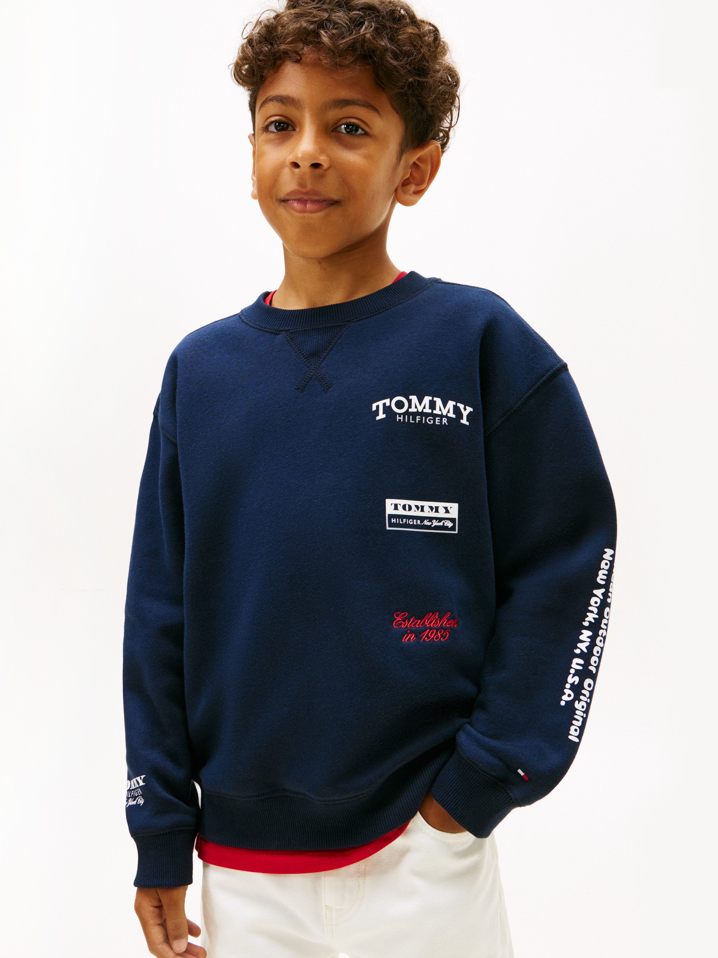 Tommy Hilfiger Sweatshirt Regular fit, für Kinder bis 16 Jahre