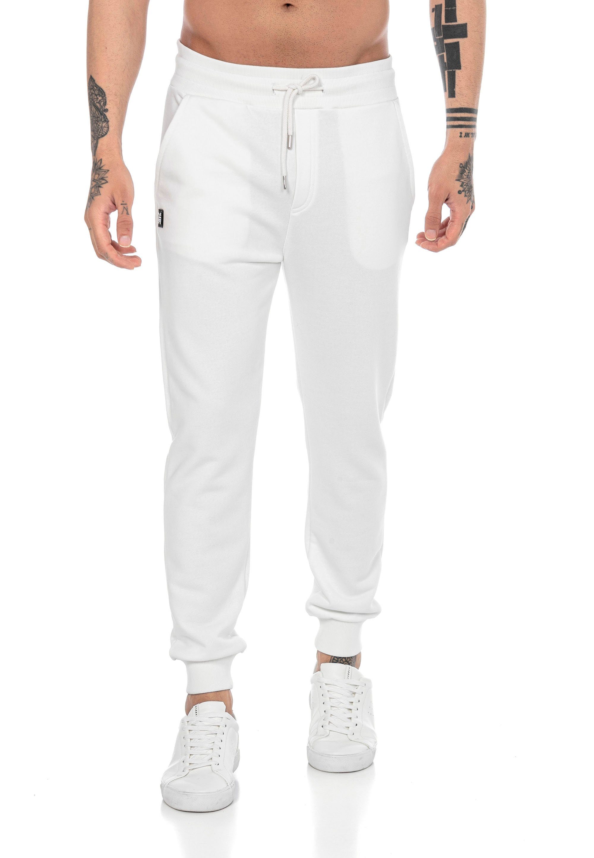 Jogginghose Slim Fit mit Bündchen und Kordelzug