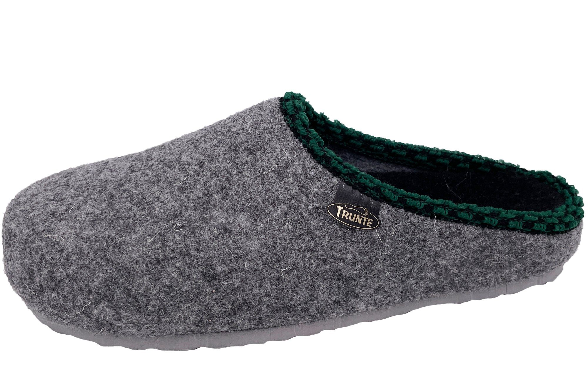 PADERO Helmut Trunte Filz Pantoffel Clogs Hausschuh