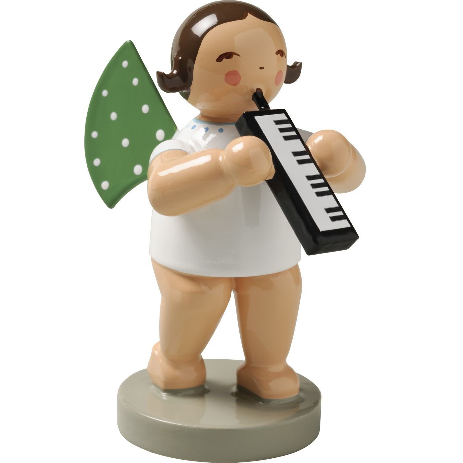 Wendt & Kühn Weihnachtsfigur Engel mit Melodika 650/66, Haarfarbe zufällig blond oder braunhaarig