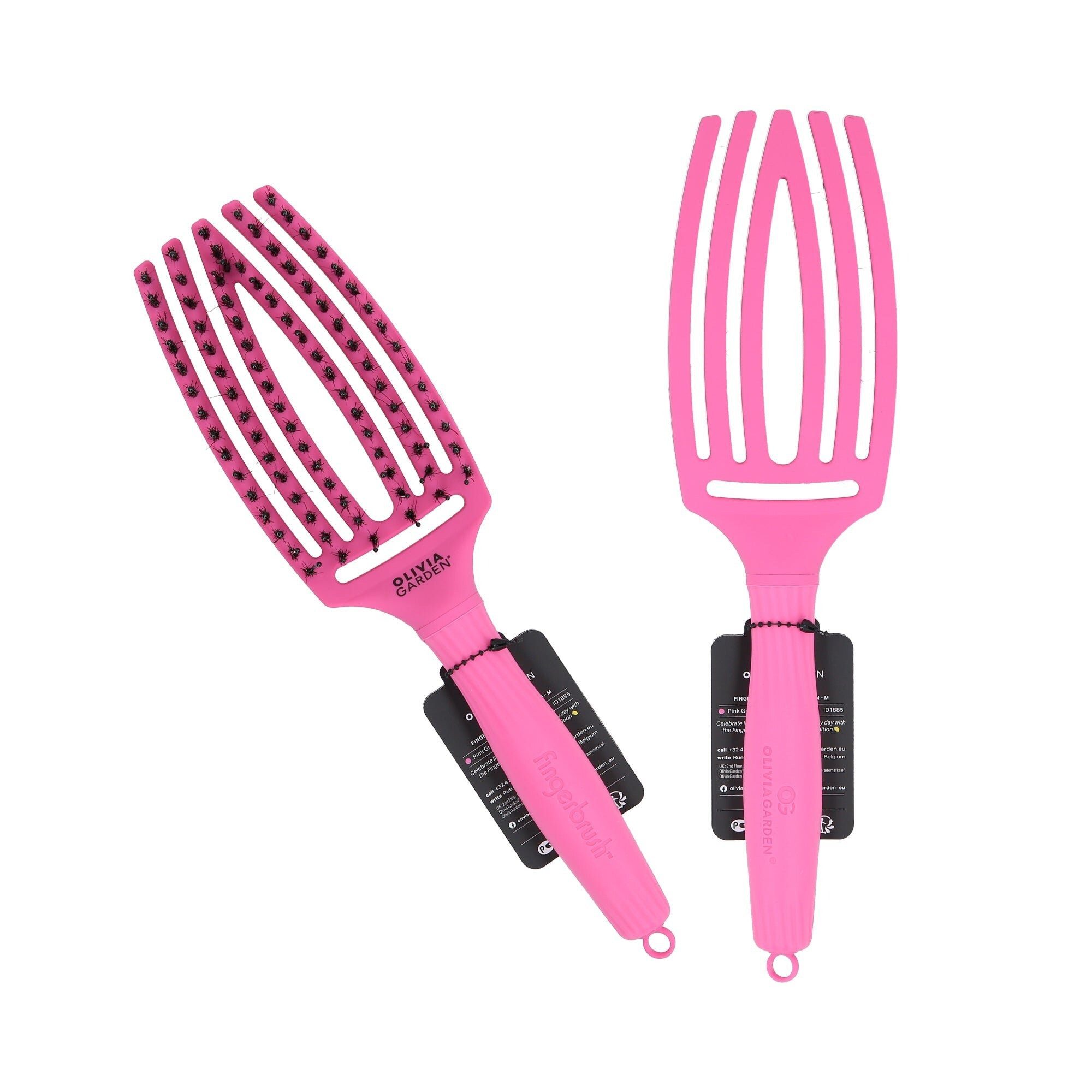 OLIVIA GARDEN Haarentwirrbürste Fingerbürste Dolce Vita Haarbürste Pink Granite