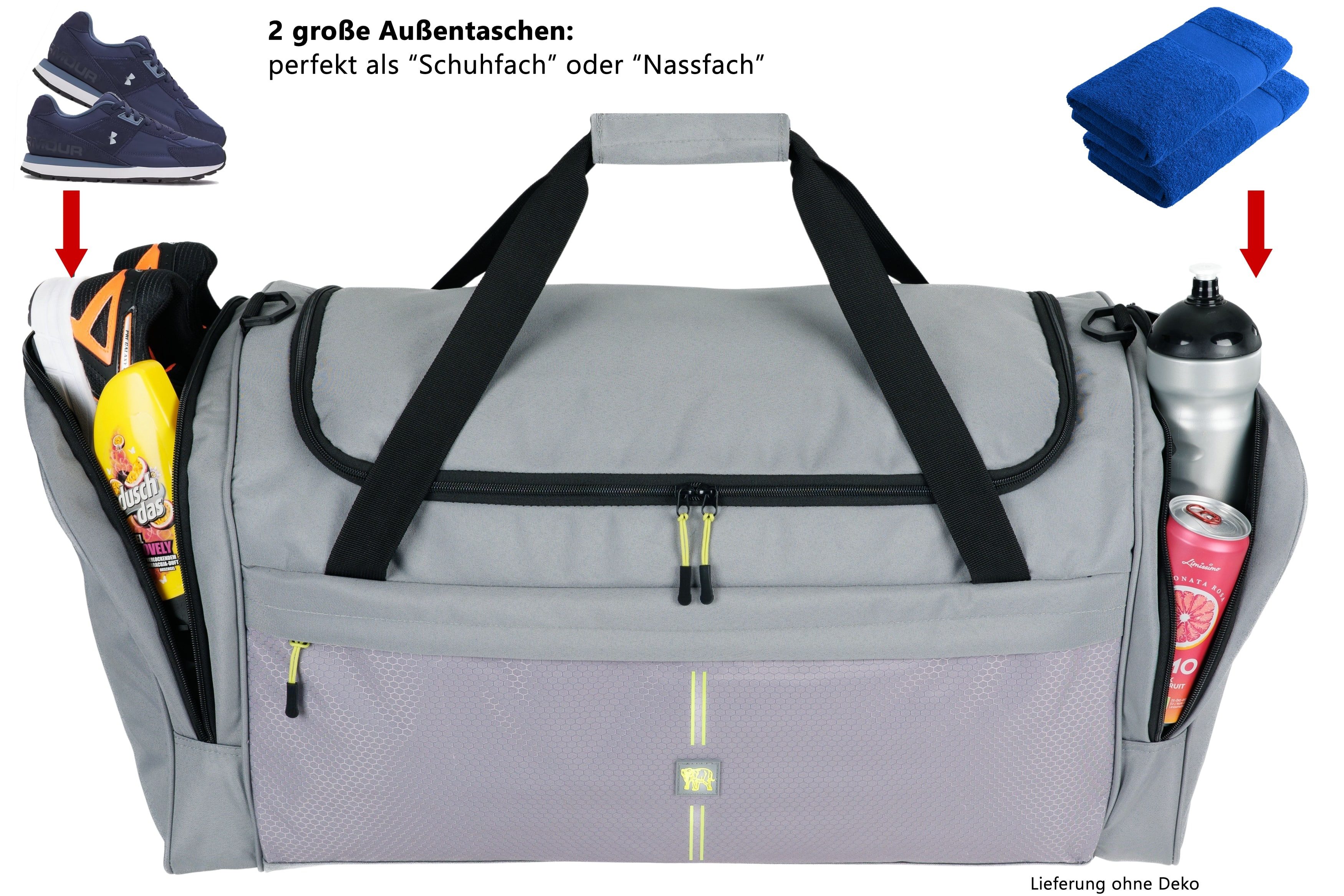 ELEPHANT Sporttasche sehr groß Saunatasche Reisetasche Maxi XL 70 cm, 65 Li günstig online kaufen
