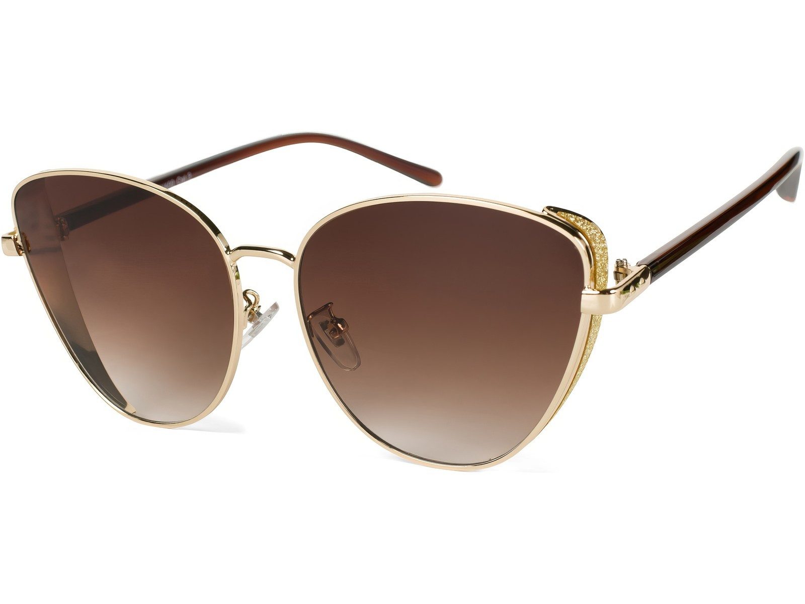 styleBREAKER Sonnenbrille Cateye Sonnenbrille mit Glitzer Side Shield (1-St) Gradient. € 21,95