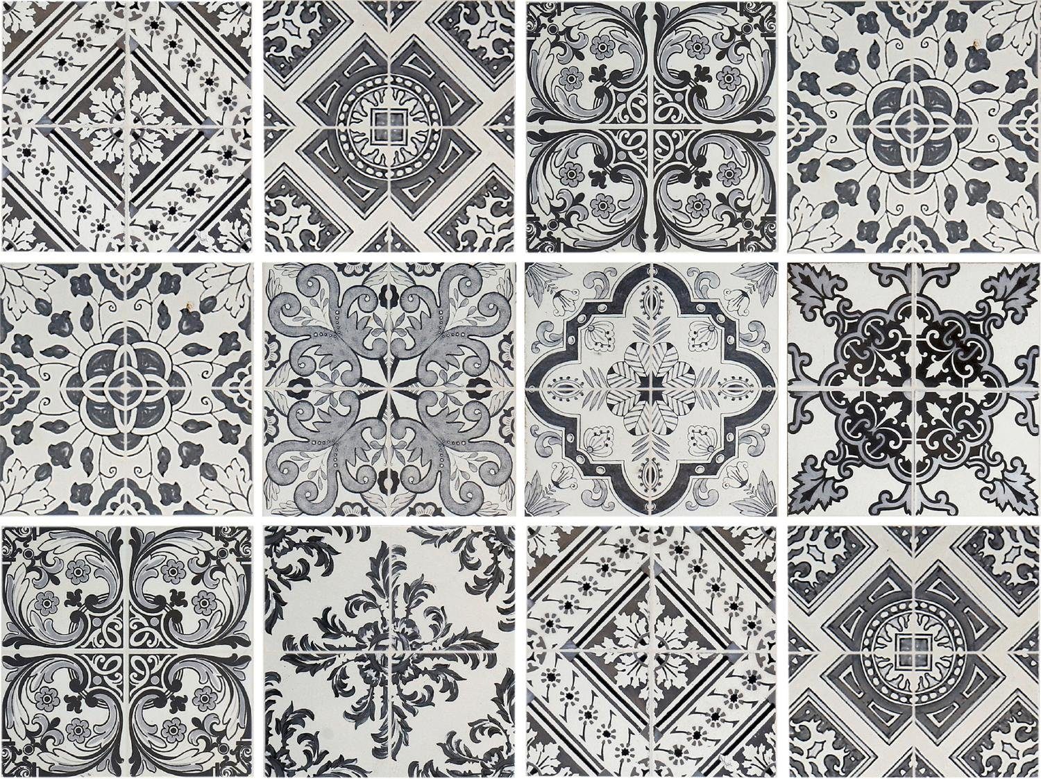 queence Fliesenaufkleber Muster I (Set, 12 St), Stickerfliesen, selbstklebe günstig online kaufen