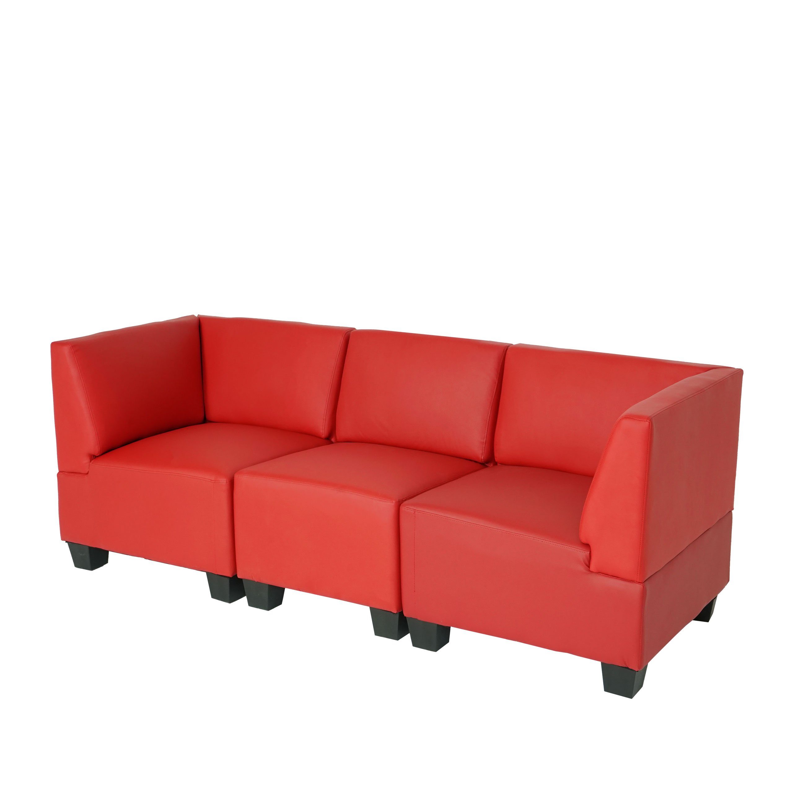 MCW 3-Sitzer Moncalieri-3S, Set, moderner Lounge-Stil, hochwertige Verarbeitung, bequeme Polsterung