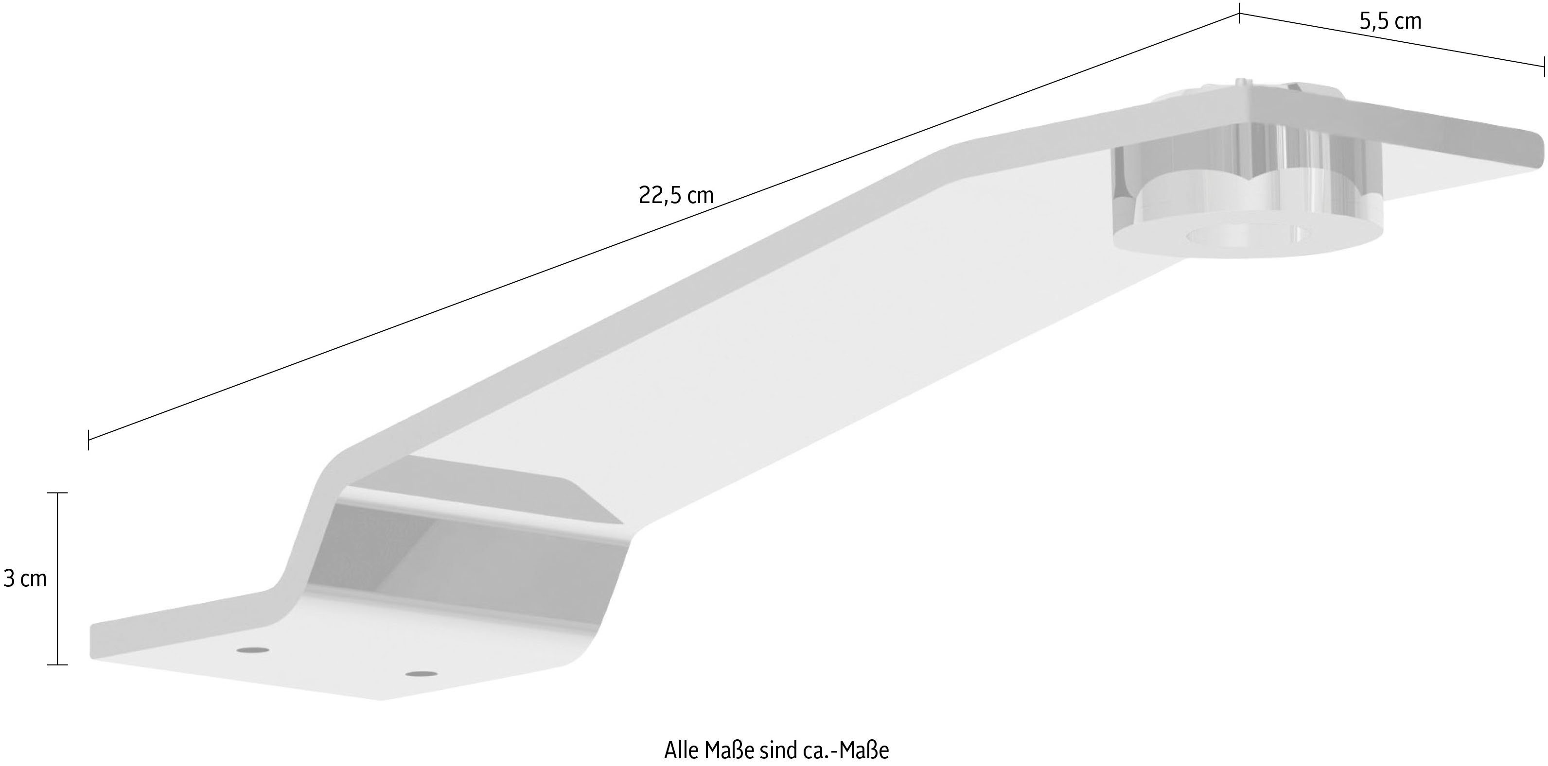 integriert, Musterring by LED branded W, GALLERY drei M Imola in fest Set-Varianten Aufbauleuchte