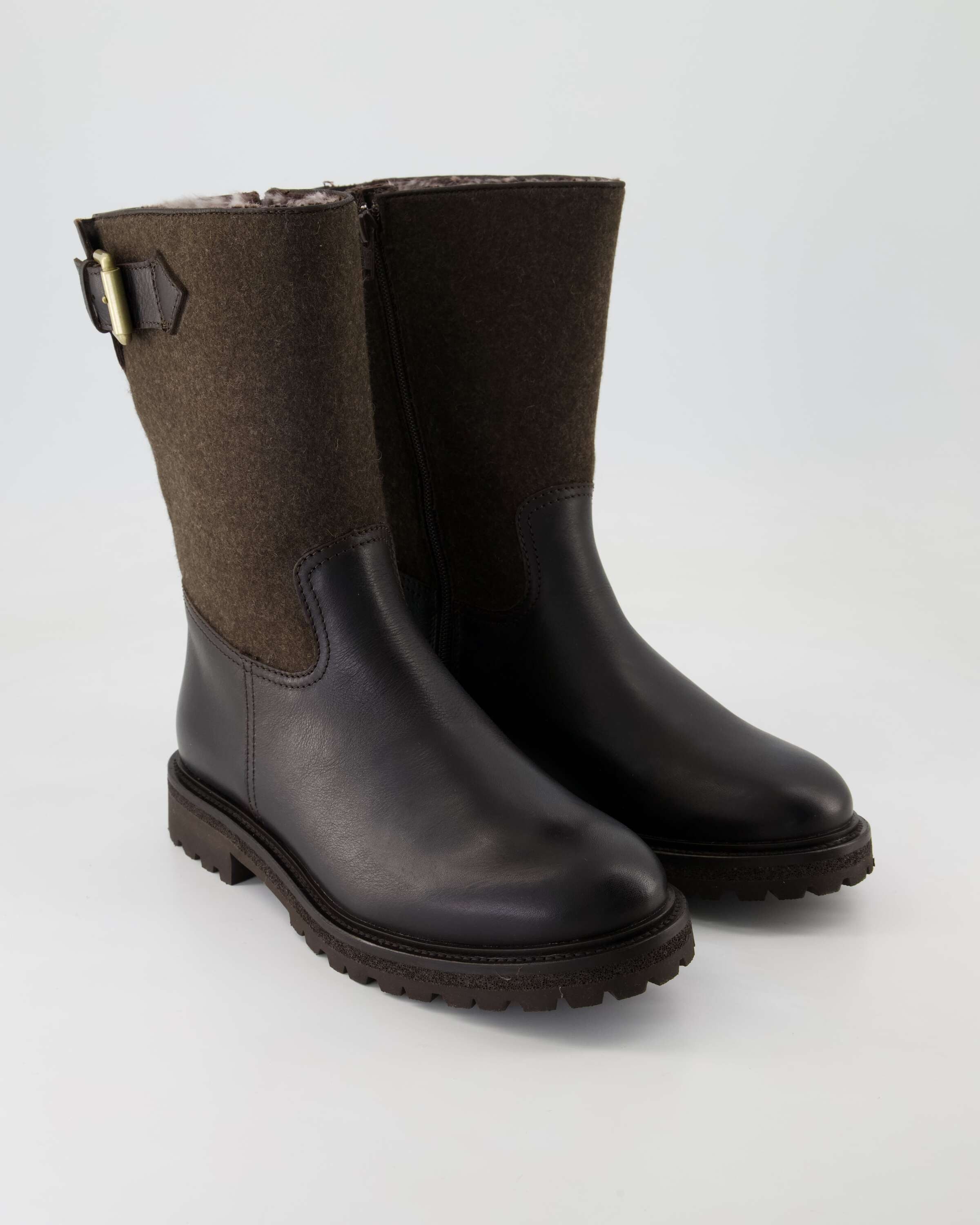 dirndl + bua 2053-02 Winterstiefelette Obermaterial: Leder und Textil