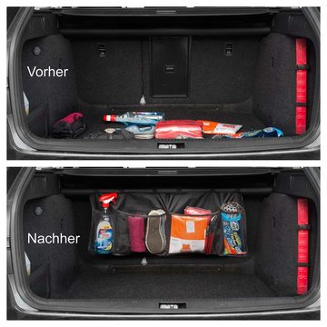 Goods+Gadgets Auto-Rückenlehnentasche Kofferraum Organizer (Autotasche, Werkzeugtasche), Universelle Kofferraumtasche