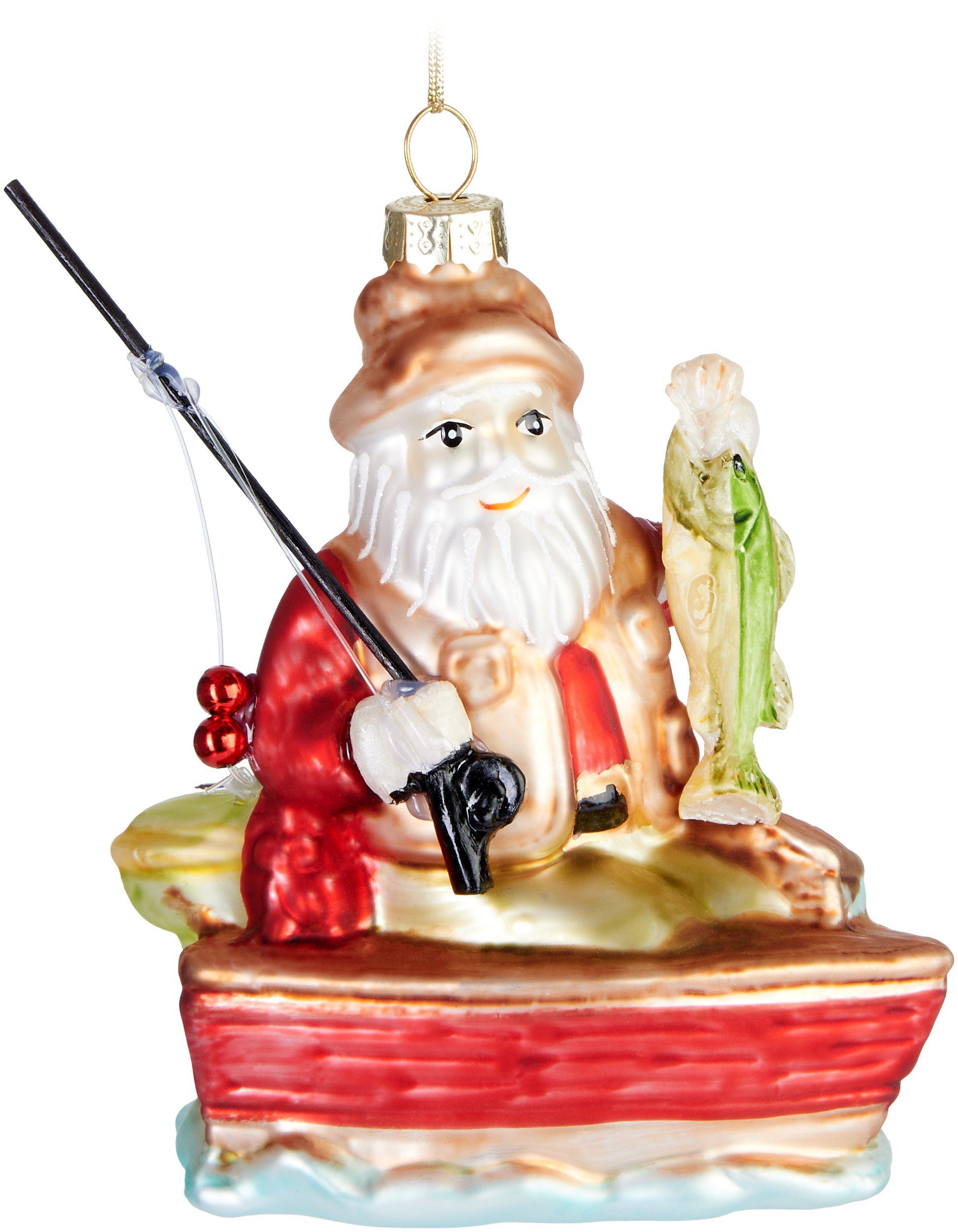 BRUBAKER Weihnachtsbaumkugel Lustige Weihnachtskugel aus Glas - Handbemalt günstig online kaufen
