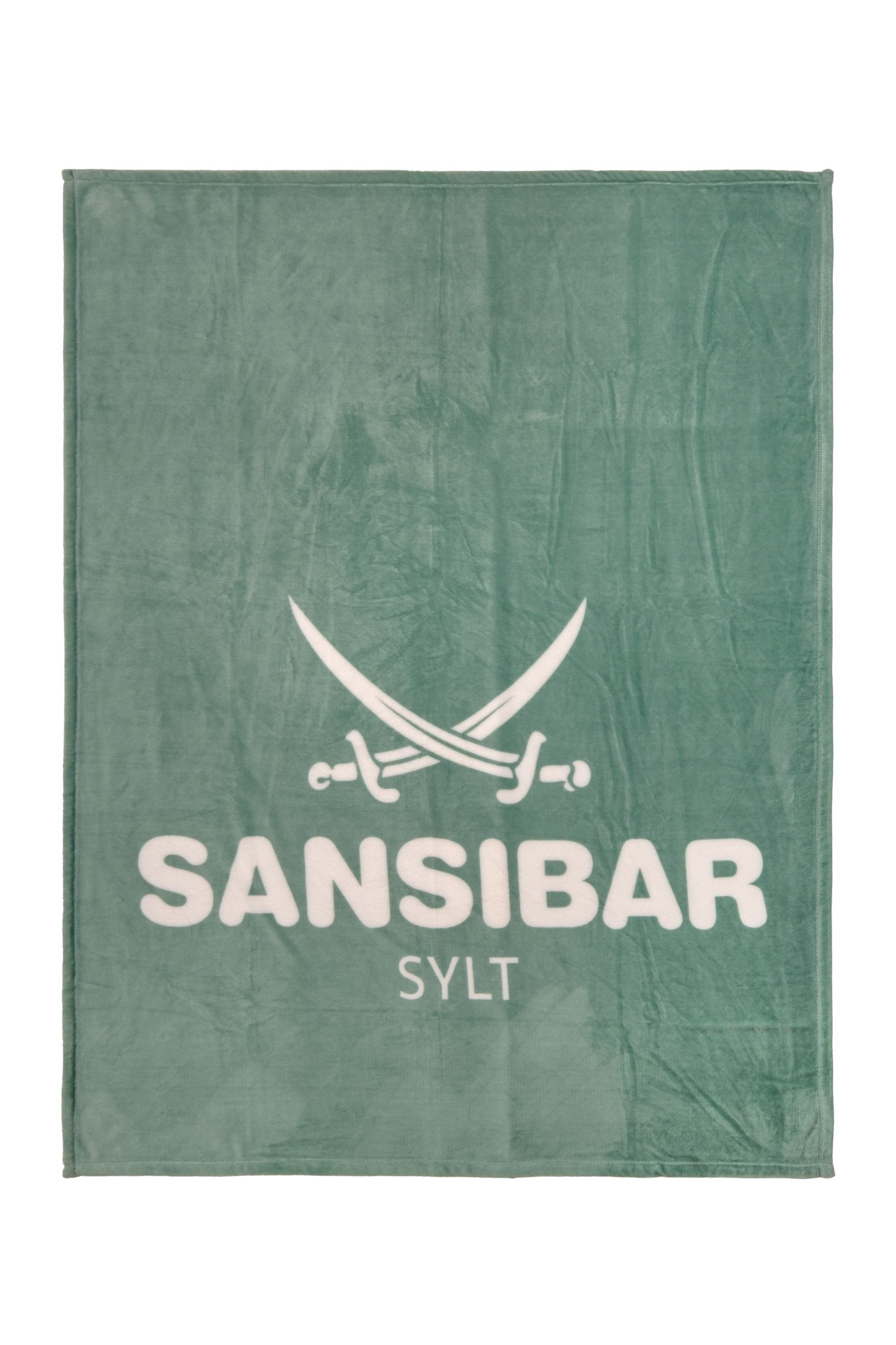 Wohndecke Decke SANSIBAR grün (BL 140x180 cm) BL 140x180 cm grün Wohndecke, Sansibar Sylt