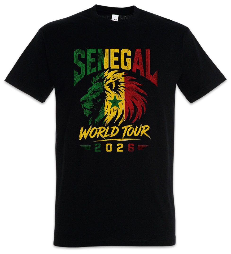 Urban Backwoods Print-Shirt Team Senegal 3 Herren T-Shirt Dakar Teranga Baobab Sabar Fußball WM (1-tlg) Soccer Football Turnier 2026