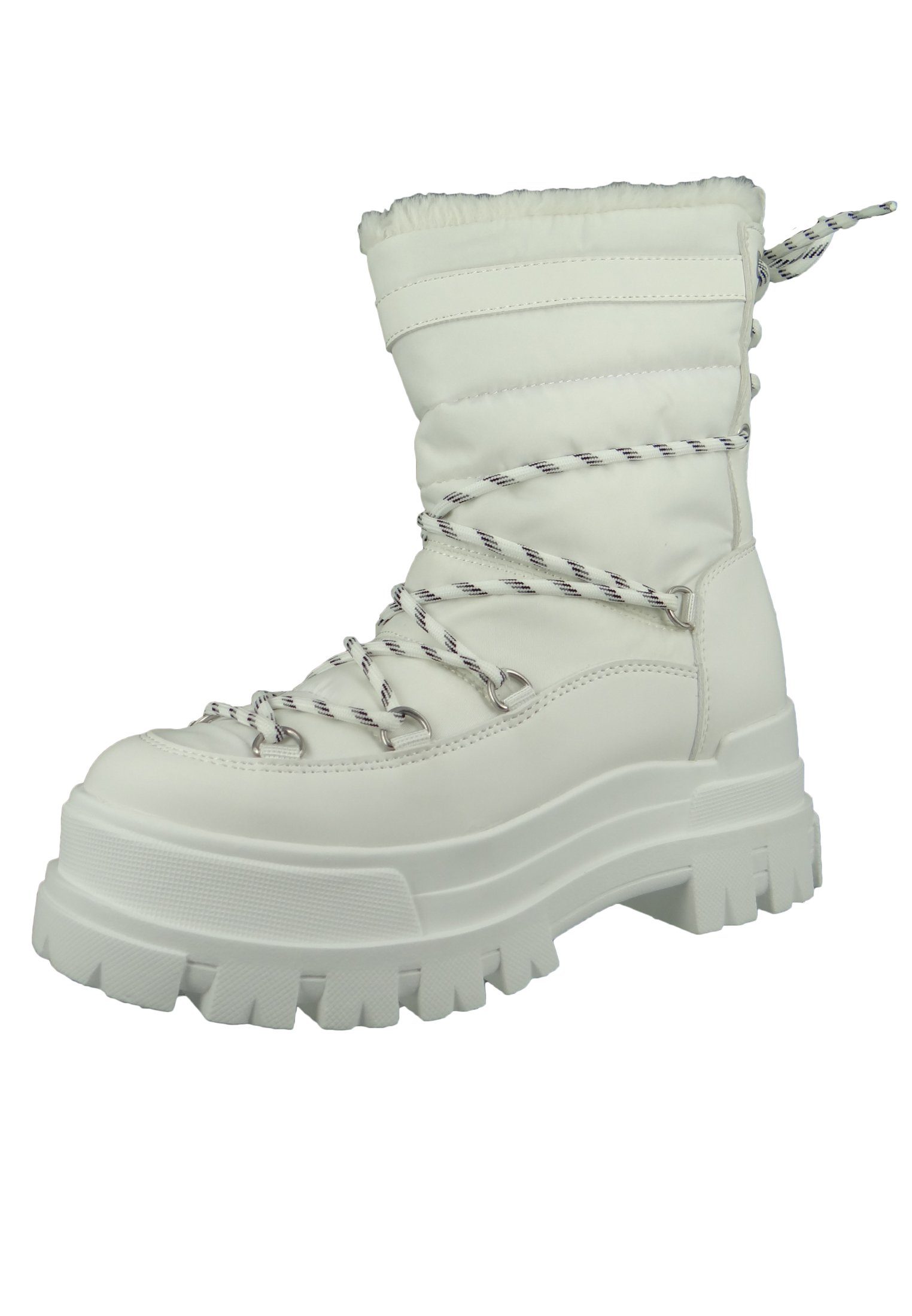 Buffalo 1622181 Aspha Blizzard Warm White gebraucht Stiefelette