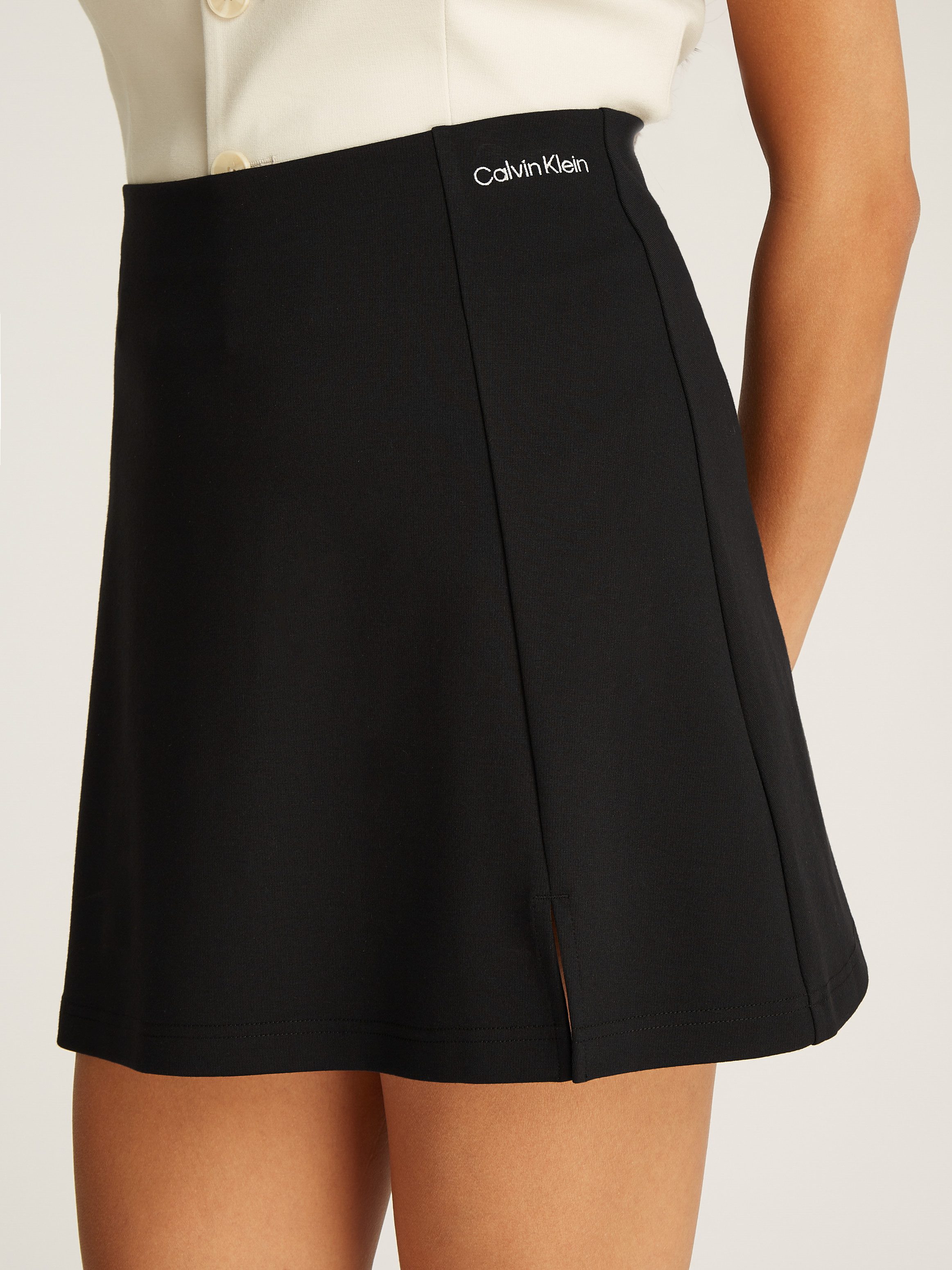 Calvin Klein Jeans A-Linien-Rock LOGO ELASTIC günstig online kaufen
