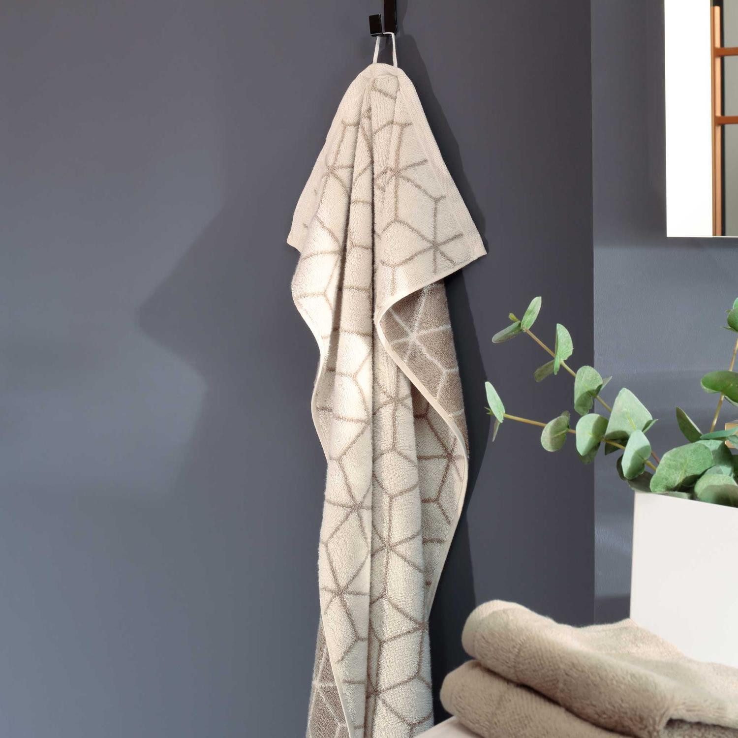 Villeroy & Boch Handtuch 2 Stück Villeroy & Boch Handtuch Coordinates 2557-33 cashmere 50x100, Walkfrottier (Spar-Set, 2-St), 100% Baumwolle
