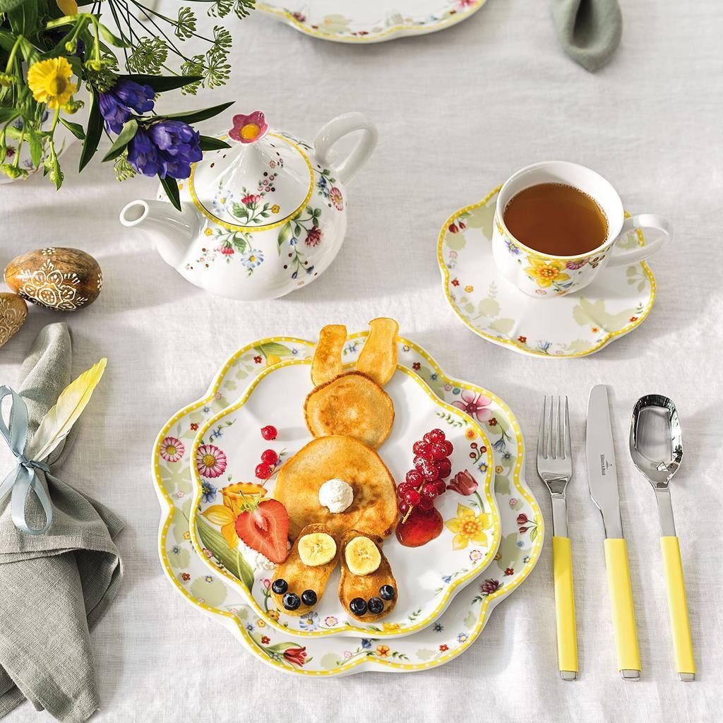 Villeroy & Boch Speiseteller Spring Awakening Speiseteller ø 27 cm 6er Set, (6 St)