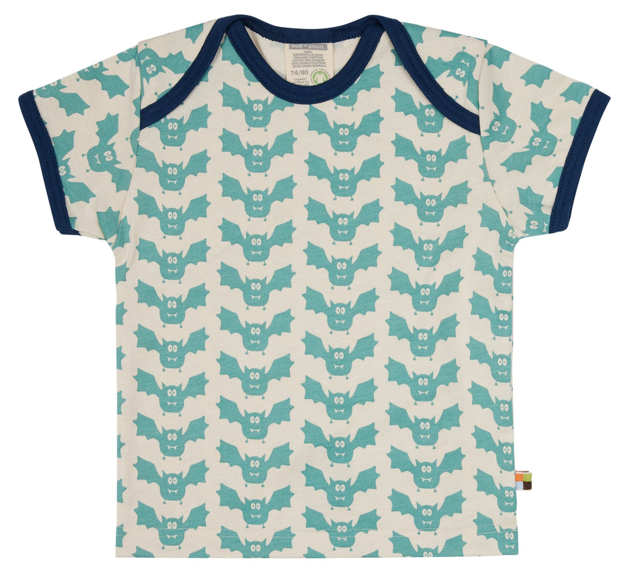 loud + proud T-Shirt mit Tierdruck Bio Baumwolle, GOTS