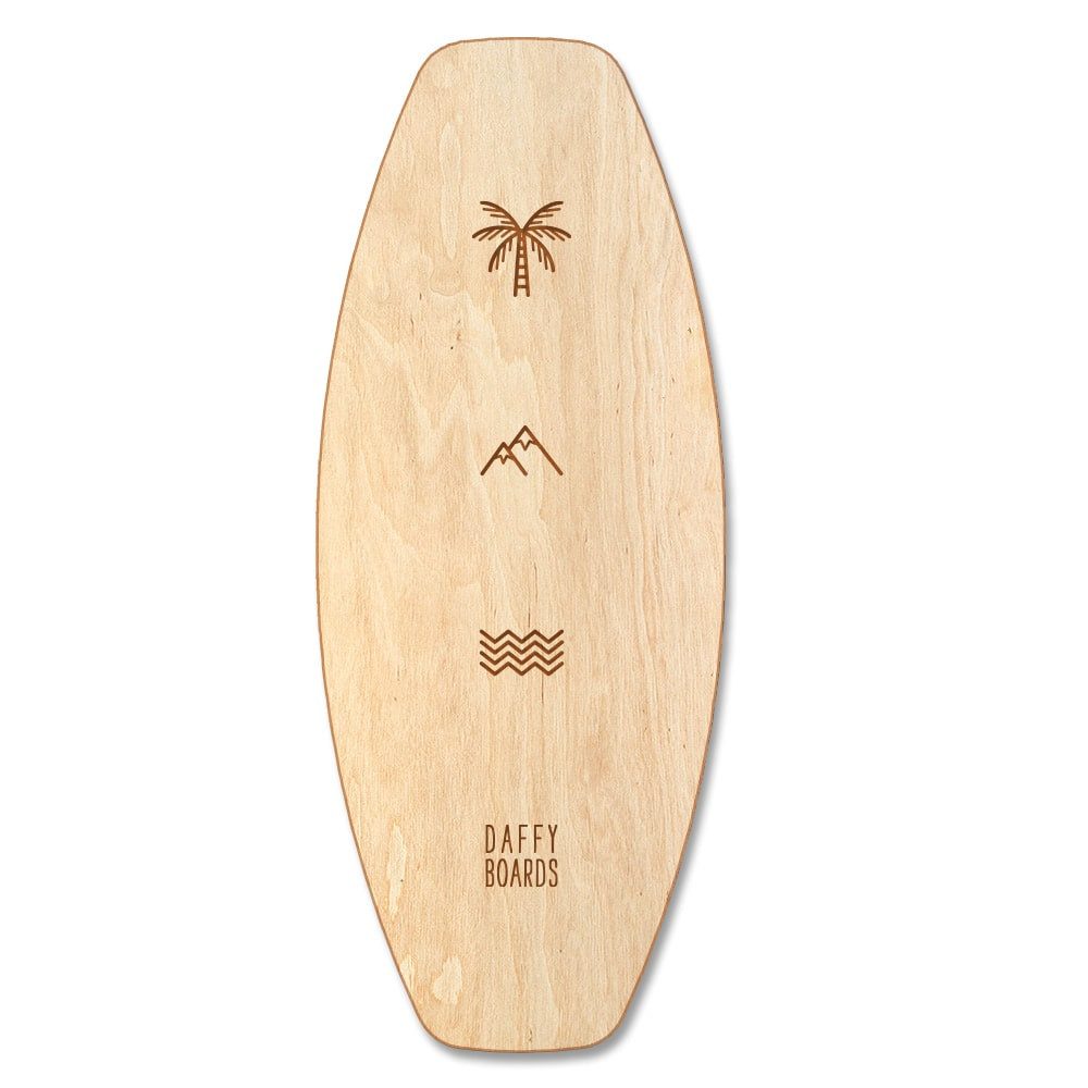 Daffy Boards Balanceboard Allrounder Set mit Korkrolle - Triad