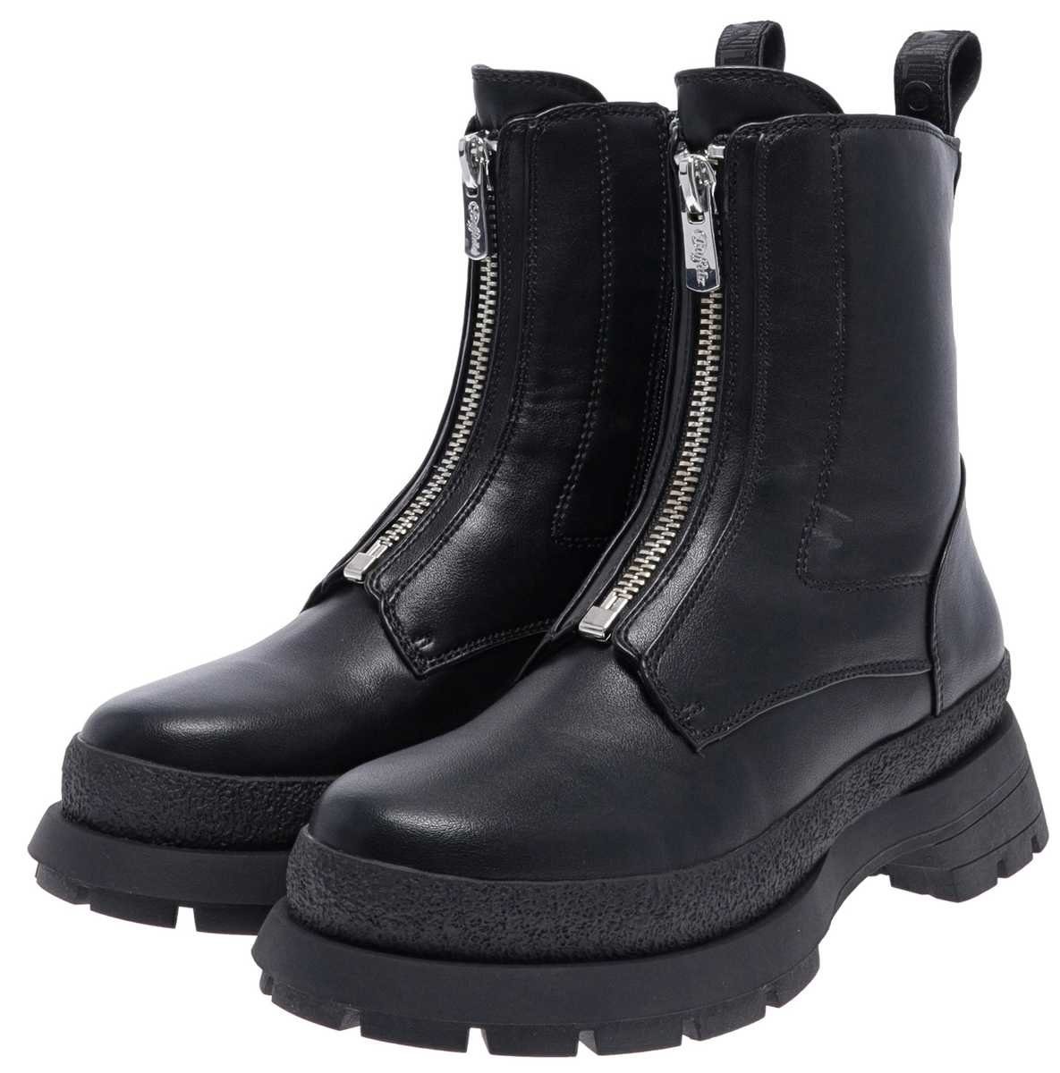 Buffalo SHAY Schwarz Stiefelette Vegane Damen Stiefelette