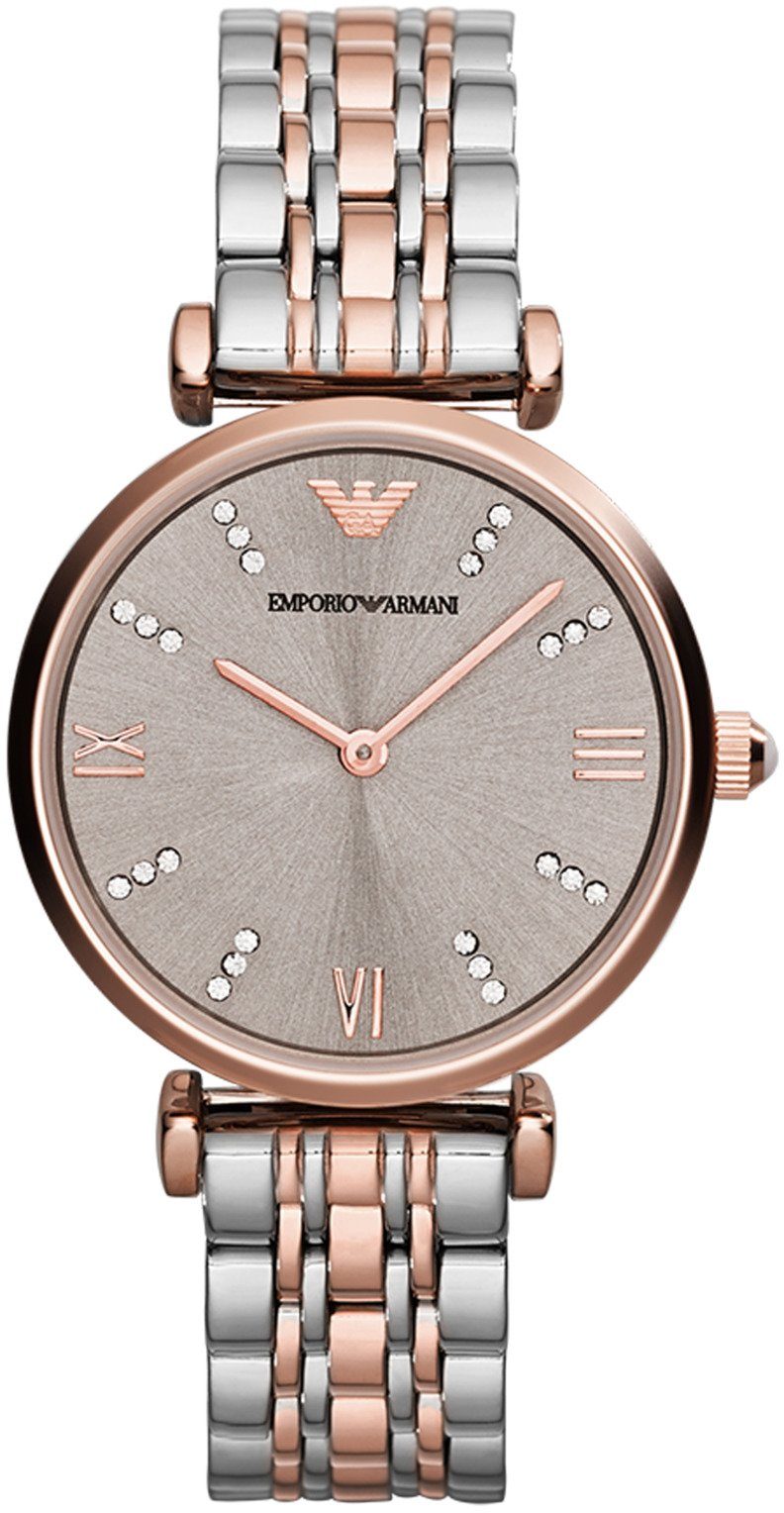 Emporio Armani Quarzuhr AR1840, Armbanduhr, Damenuhr, analog