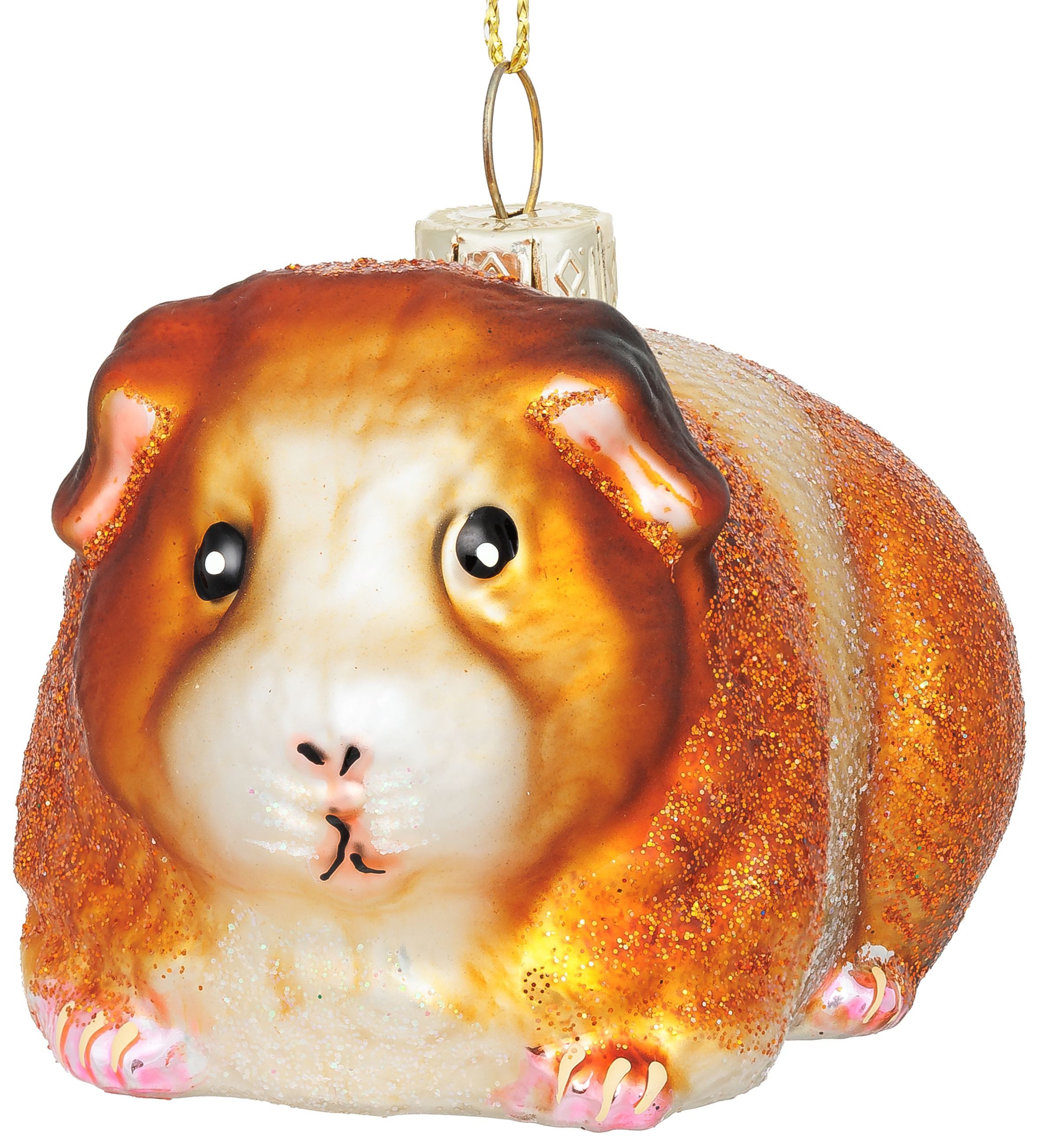 SIKORA Weihnachtsbaumkugel Meerschweinchen besondere Weihnachtskugel Glas A günstig online kaufen