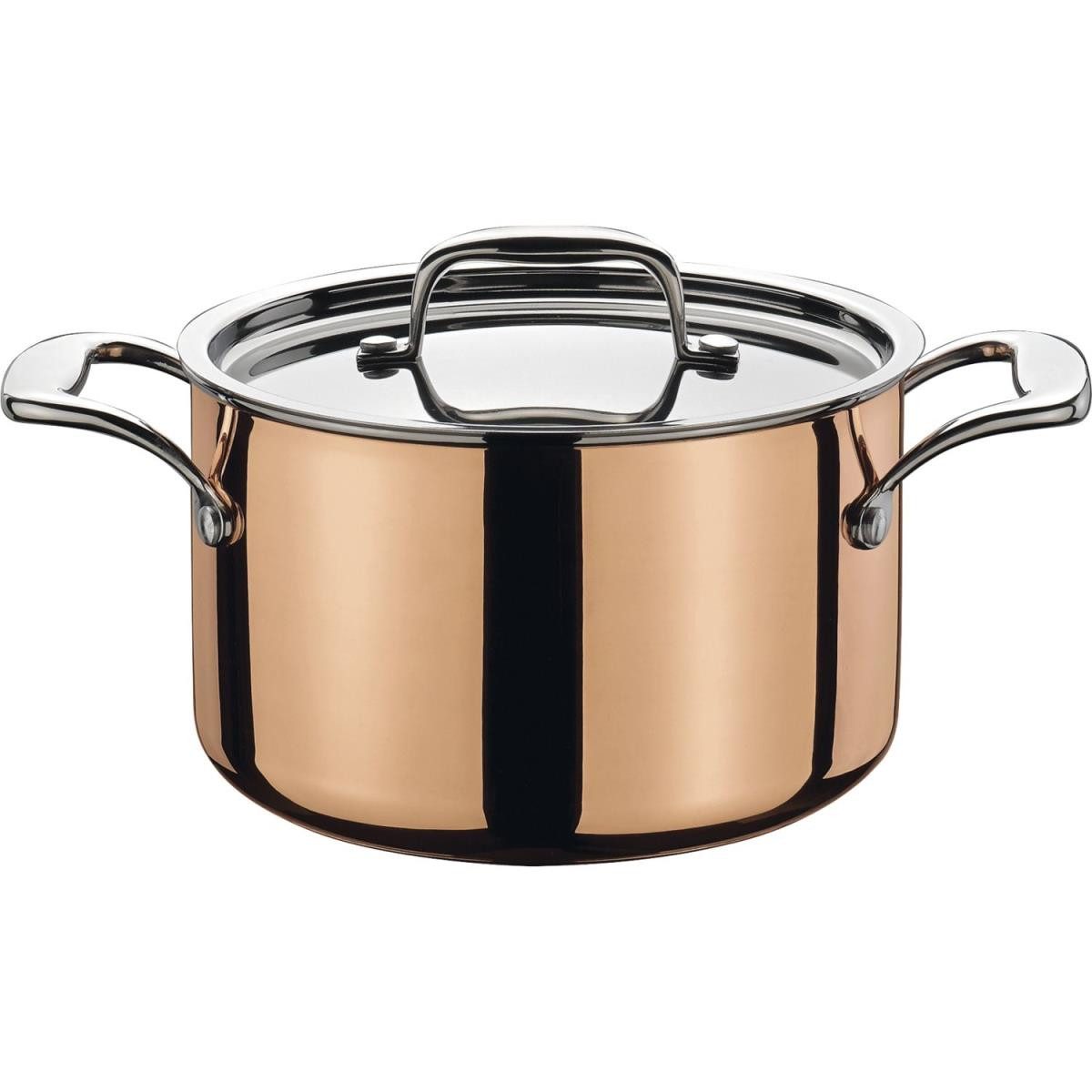 Spring Kochtopf Culinox Fleischtopf, Inhalt: 3,70 Liter, Höhe: 120 mm, ø: 200 mm, (Stück, 1-tlg., Kochtopf), Kochtopf, Bratentopf