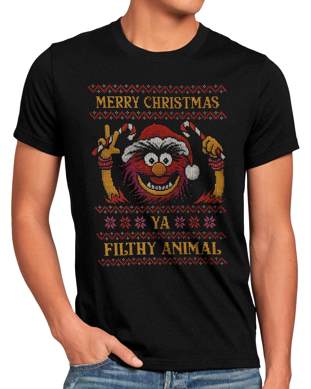 style3 T-Shirt Krümelmonster kekse sesamstraße plätzchen günstig online kaufen
