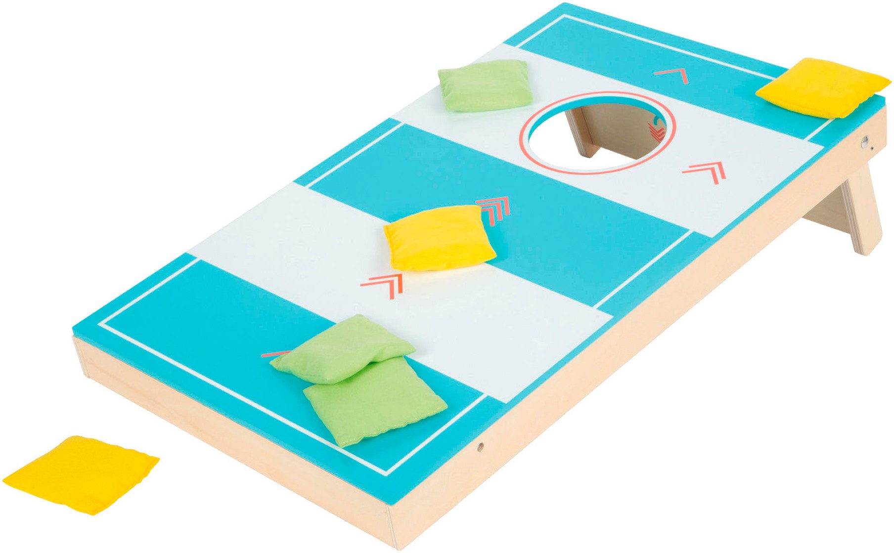 Small Foot Spiel Cornhole und Sling Puck Spiel, Active, Kinderspiel