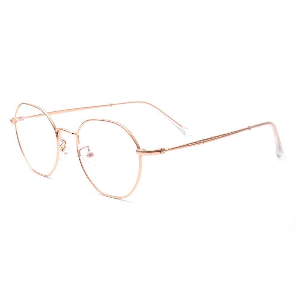 PACIEA Lesebrille Metall Polygonal Blaulichtfilter Damen