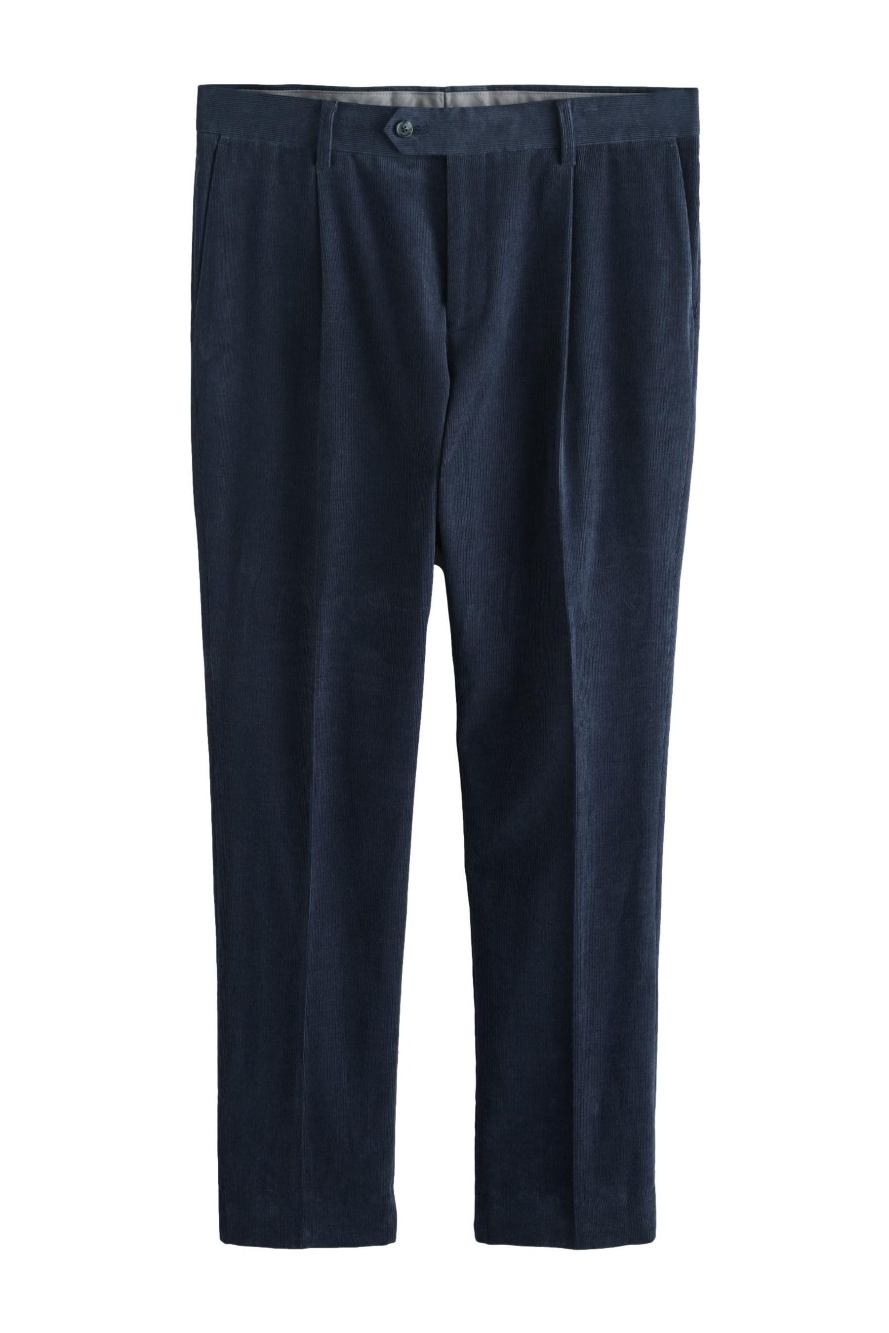 Anzughose Slim Fit Cord-Anzughose