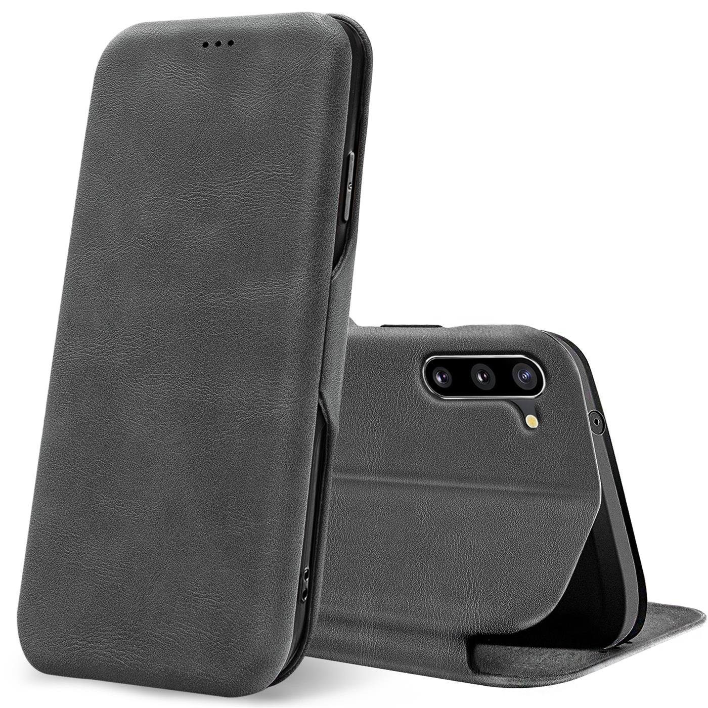 CoolGadget Handyhülle Premium Klapptasche Wallet Case für Samsung Galaxy Note 10 6,3 Zoll, Handy Tasche mit Kartenfach Book Schutzhülle
