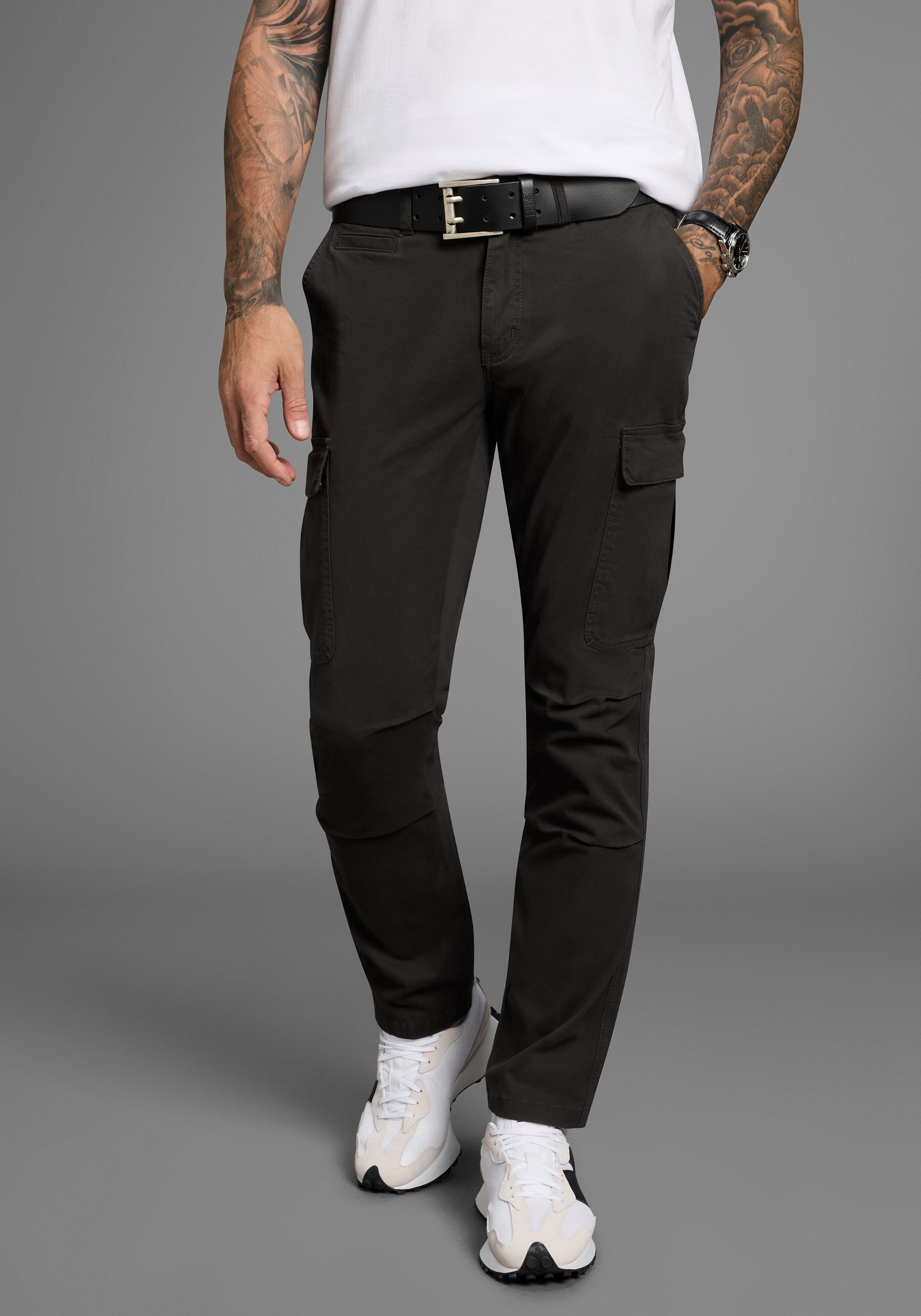 Bruno Banani Cargohose moderne Passform, eng günstig online kaufen