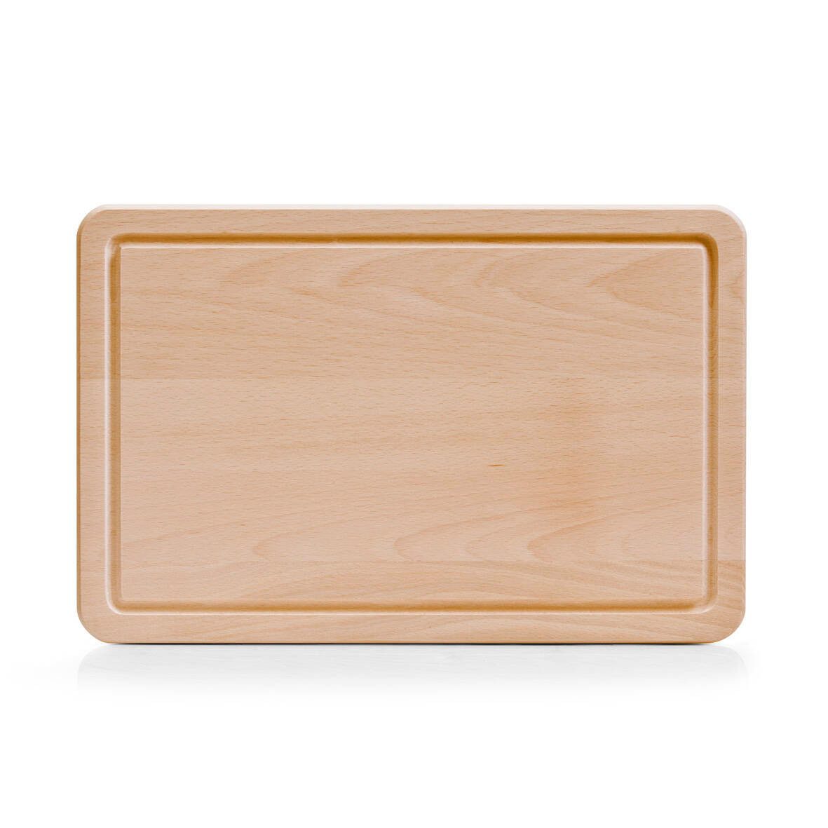 Zeller Present Schneidebrett Schneidebrett aus Buchenholz, 35 x 23 cm, Holz, (Küchenbrett)