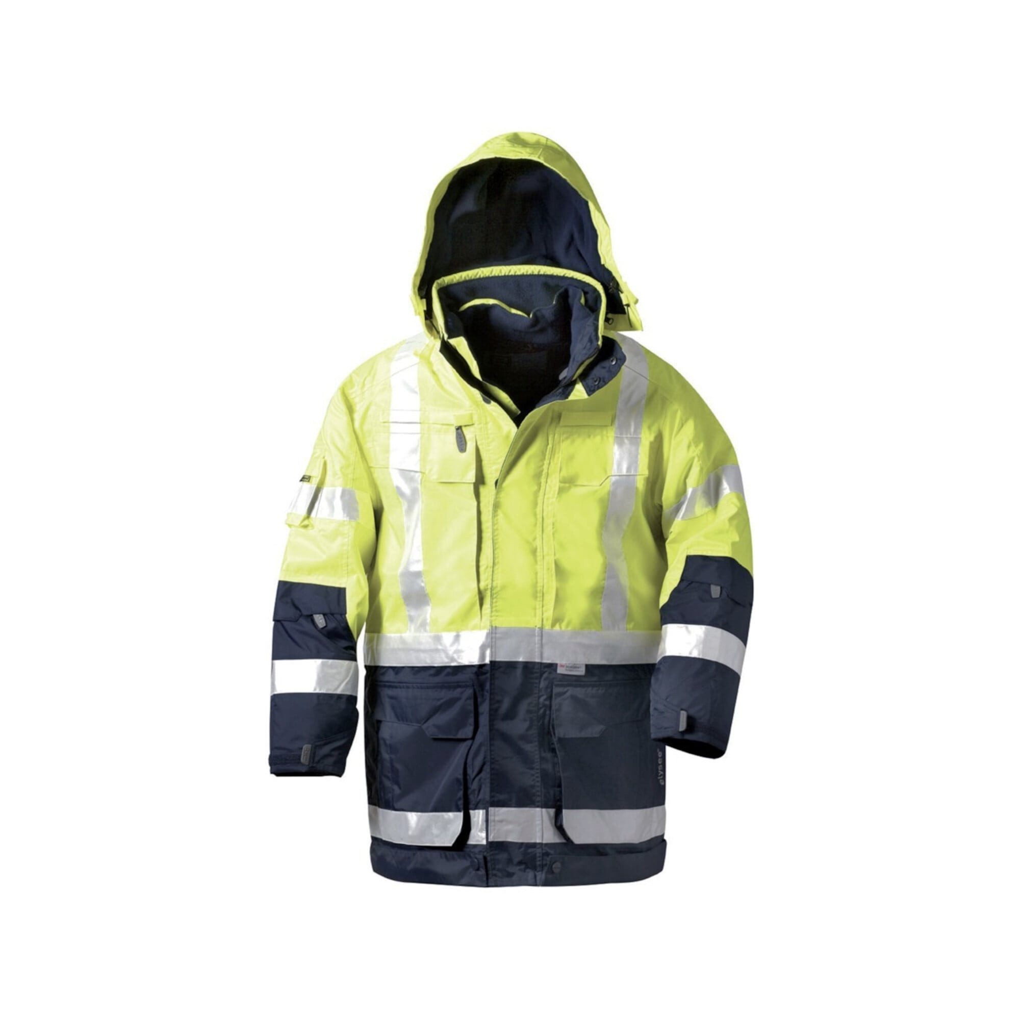 Elysee Warnweste Elysee Warnparka Jekyll, Gr. S, gelb/blau