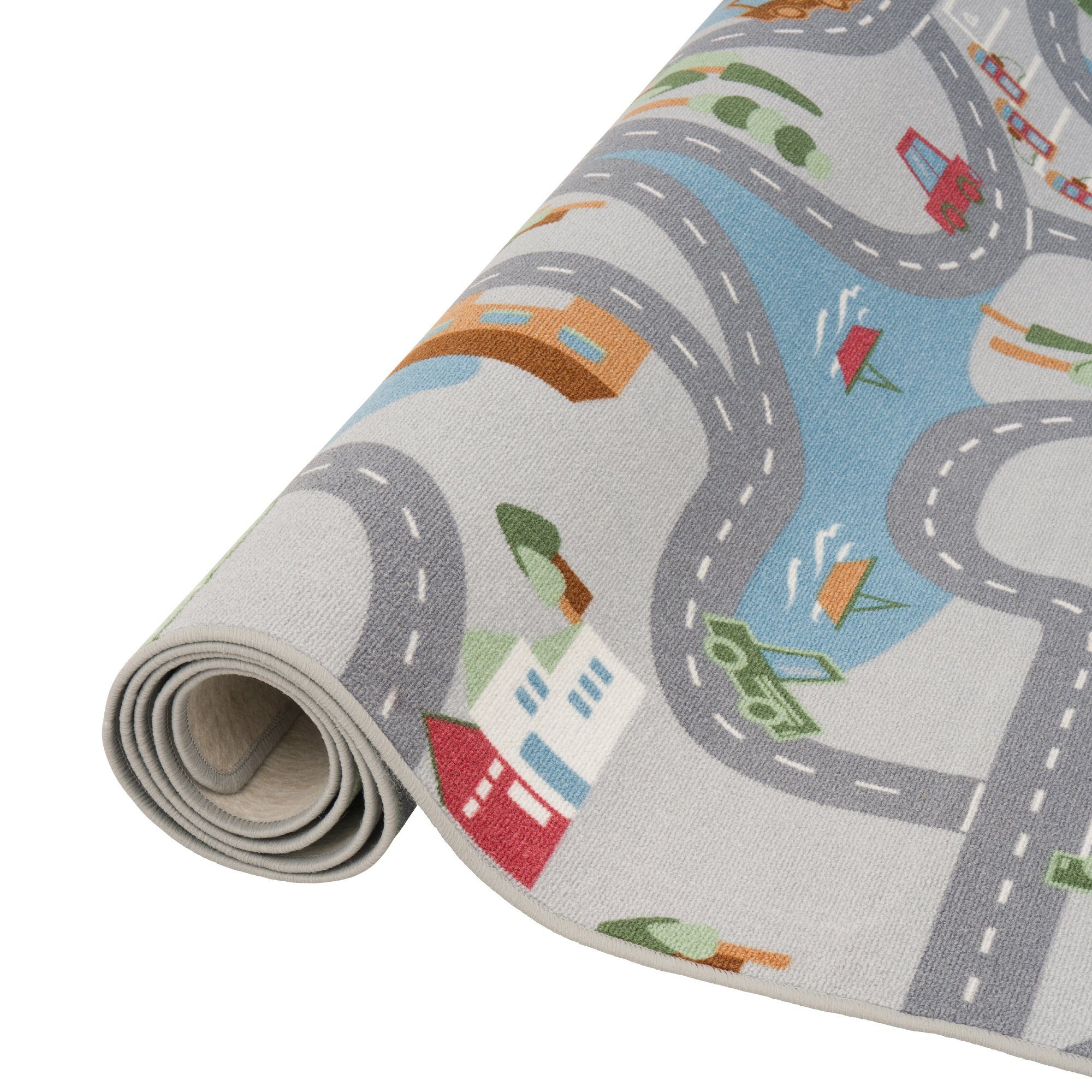 Snapstyle Kinderteppich Kinder Spiel Straßenteppich Fun Town, Rechteckig, Höhe: 4 mm – Bild 5 von 5